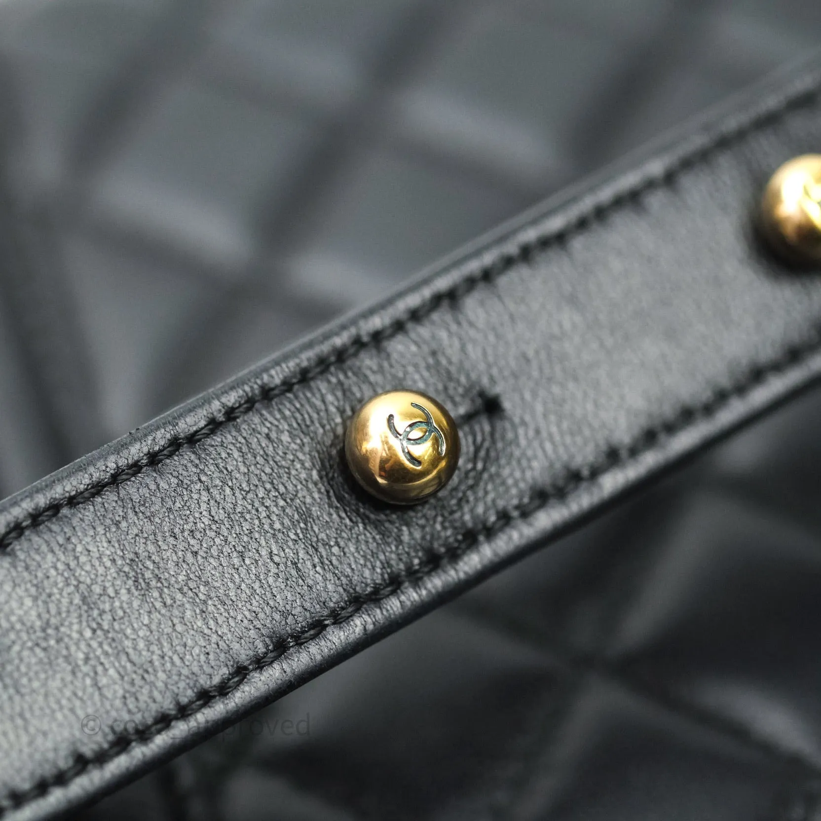 Chanel Quilted Boy New Medium Black Lambskin Gold Hardware