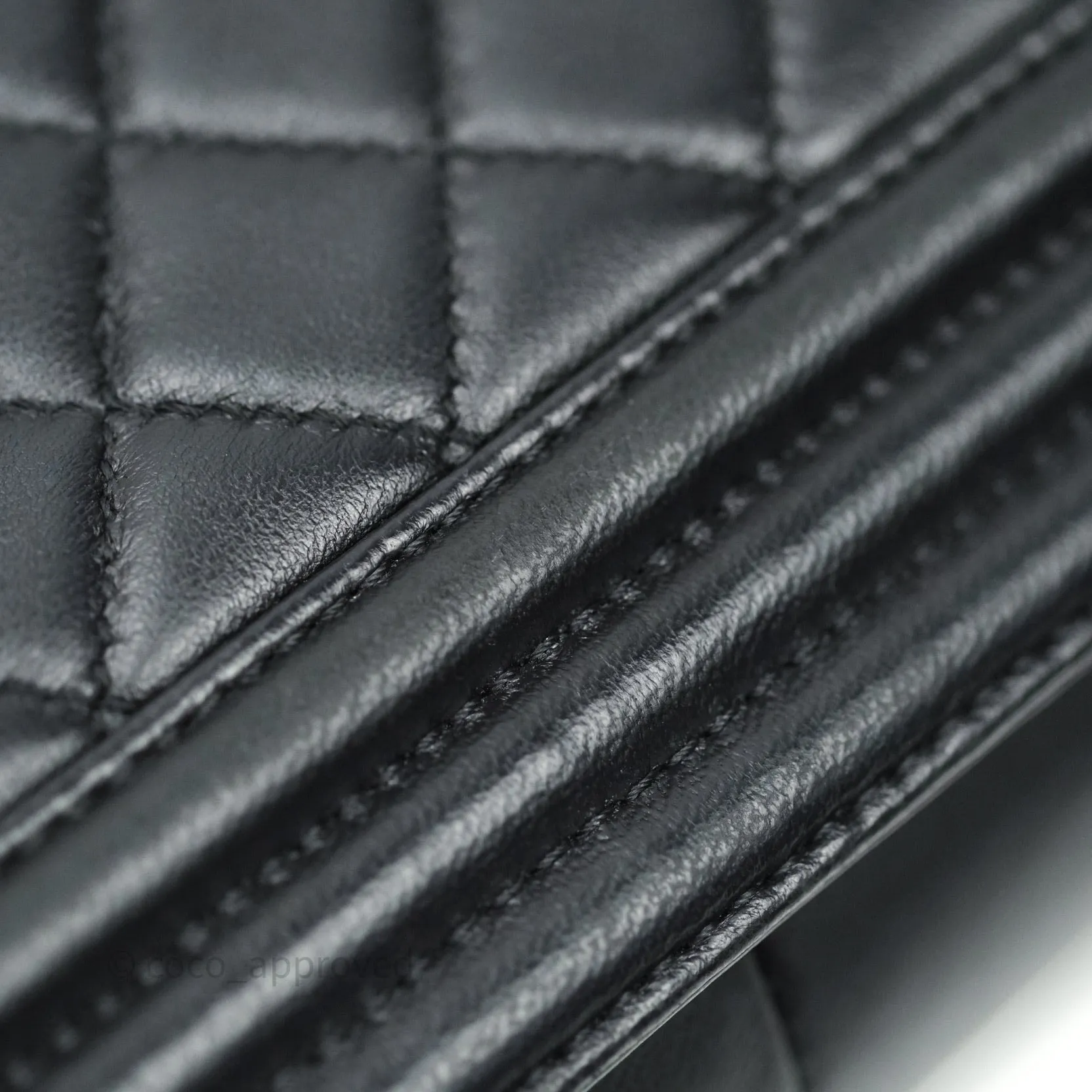 Chanel Quilted Boy New Medium Black Lambskin Gold Hardware