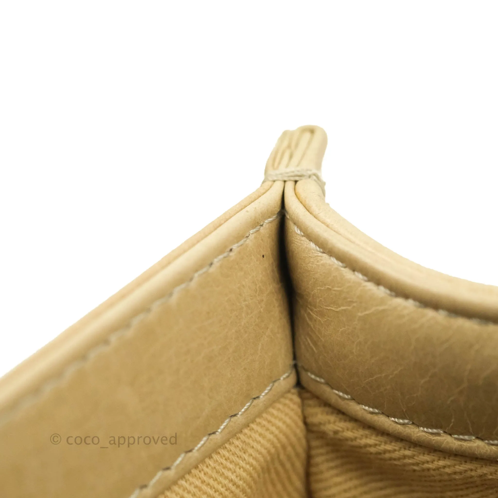 Chanel Quilted Large Boy Beige Aged Calfskin Aged Gold Hardware