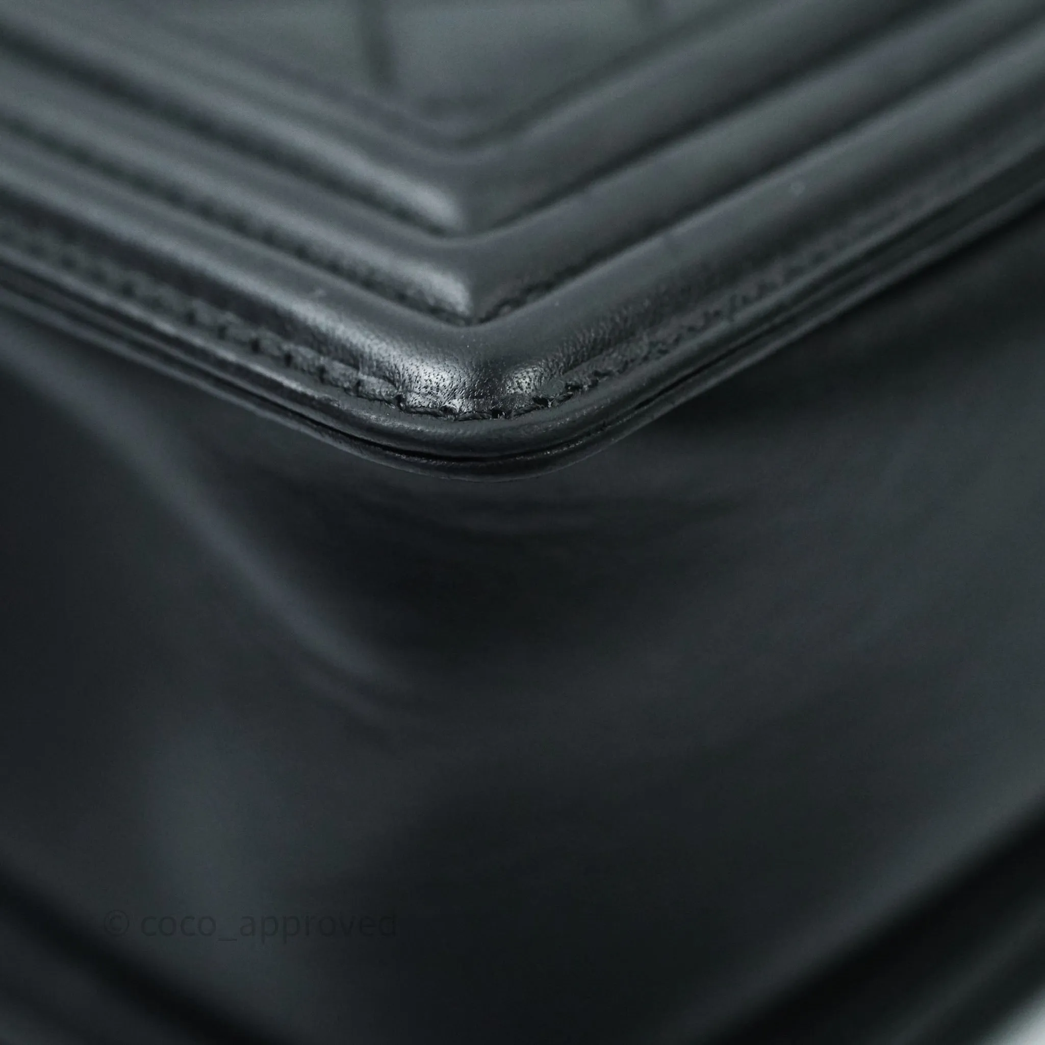 Chanel Quilted Medium Calfskin Boy Flap Ruthenium Hardware