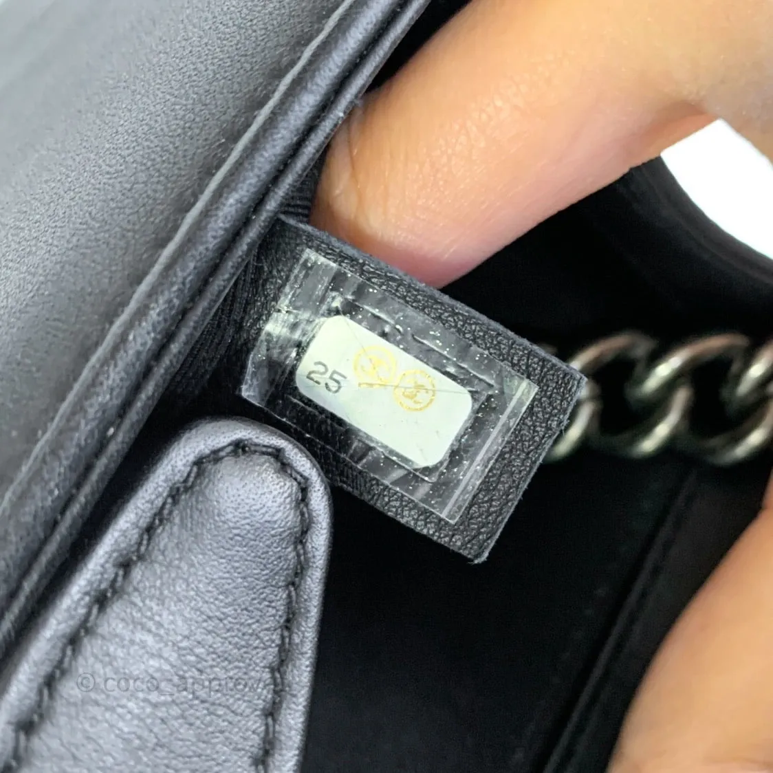 Chanel Quilted Medium Calfskin Boy Flap Ruthenium Hardware