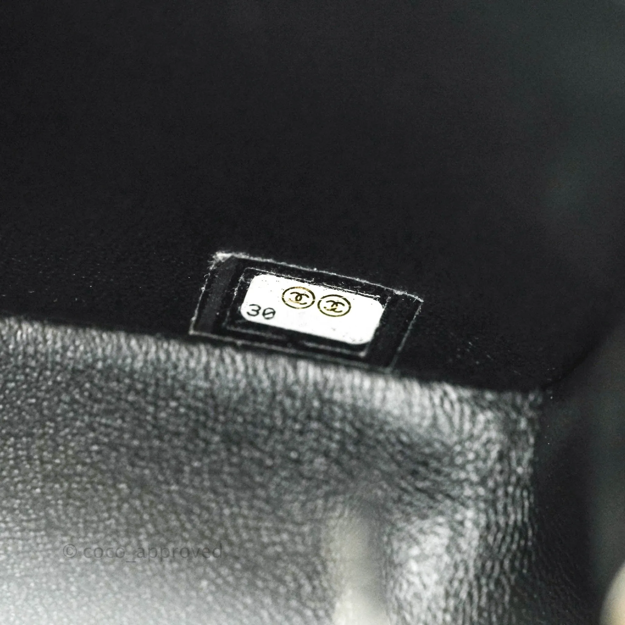 Chanel Quilted Mini Rectangular Black Lambskin Silver Hardware