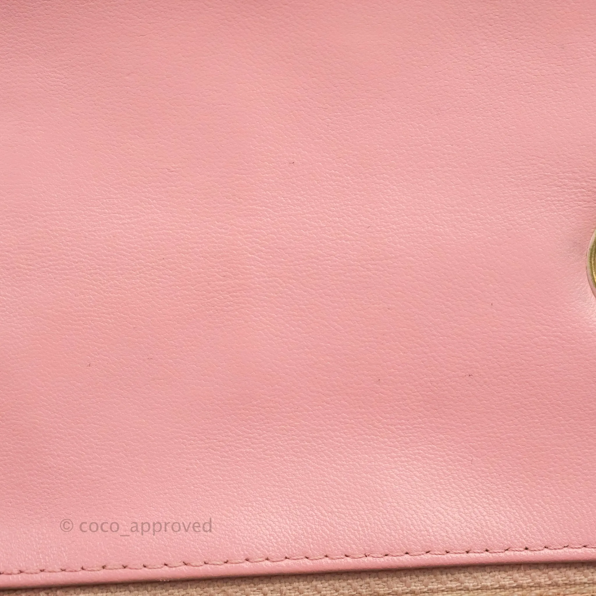 Chanel Quilted Mini Rectangular Flap Pink Lambskin Gold Hardware