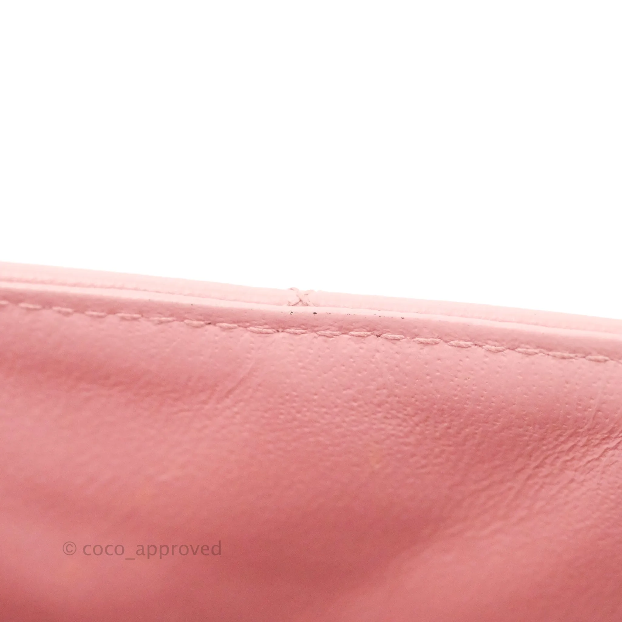Chanel Quilted Mini Rectangular Flap Pink Lambskin Gold Hardware