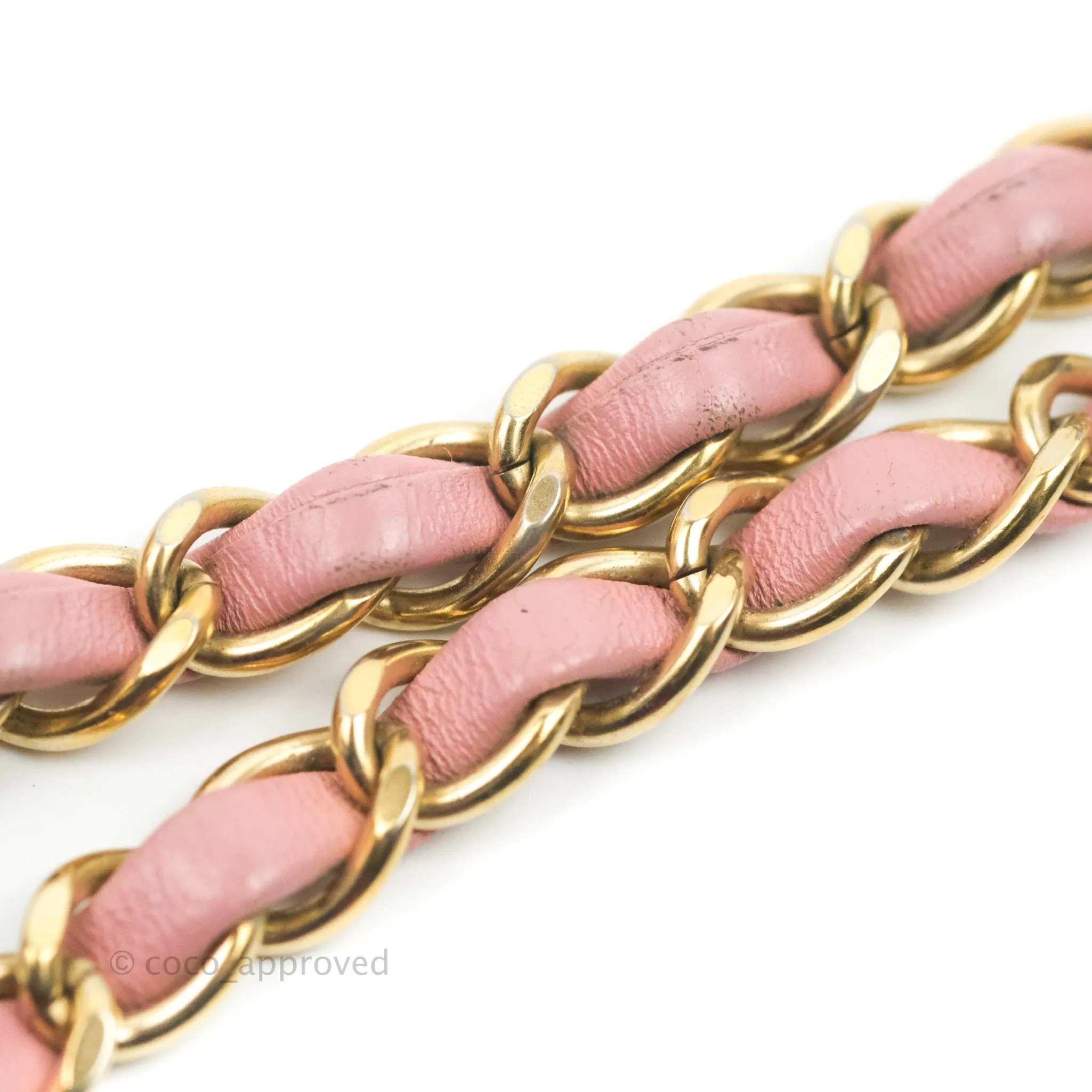 Chanel Quilted Mini Rectangular Flap Pink Lambskin Gold Hardware