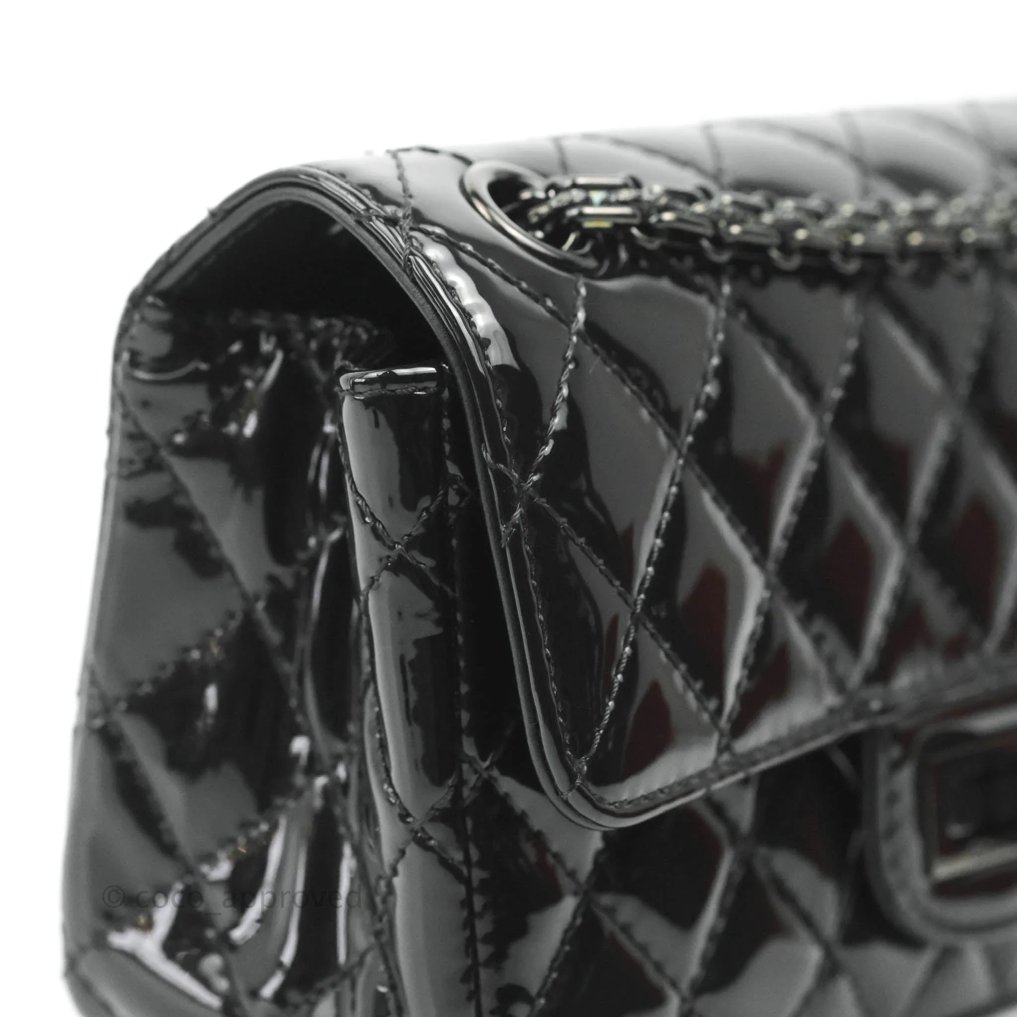 Chanel Quilted Mini Reissue 224 So Black Patent