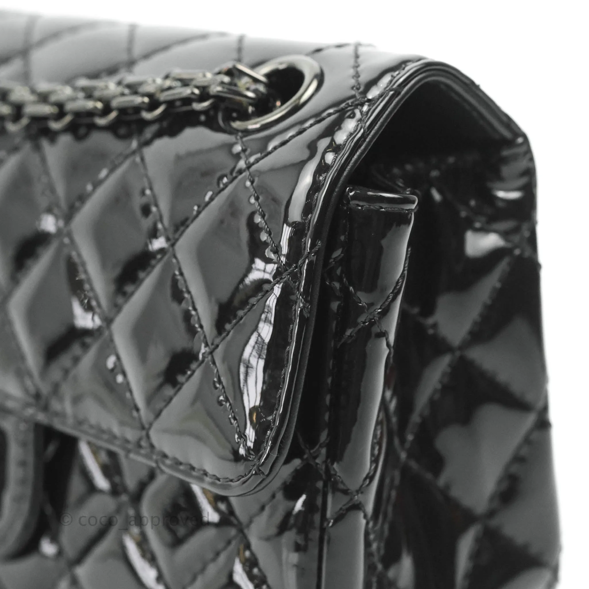 Chanel Quilted Mini Reissue 224 So Black Patent