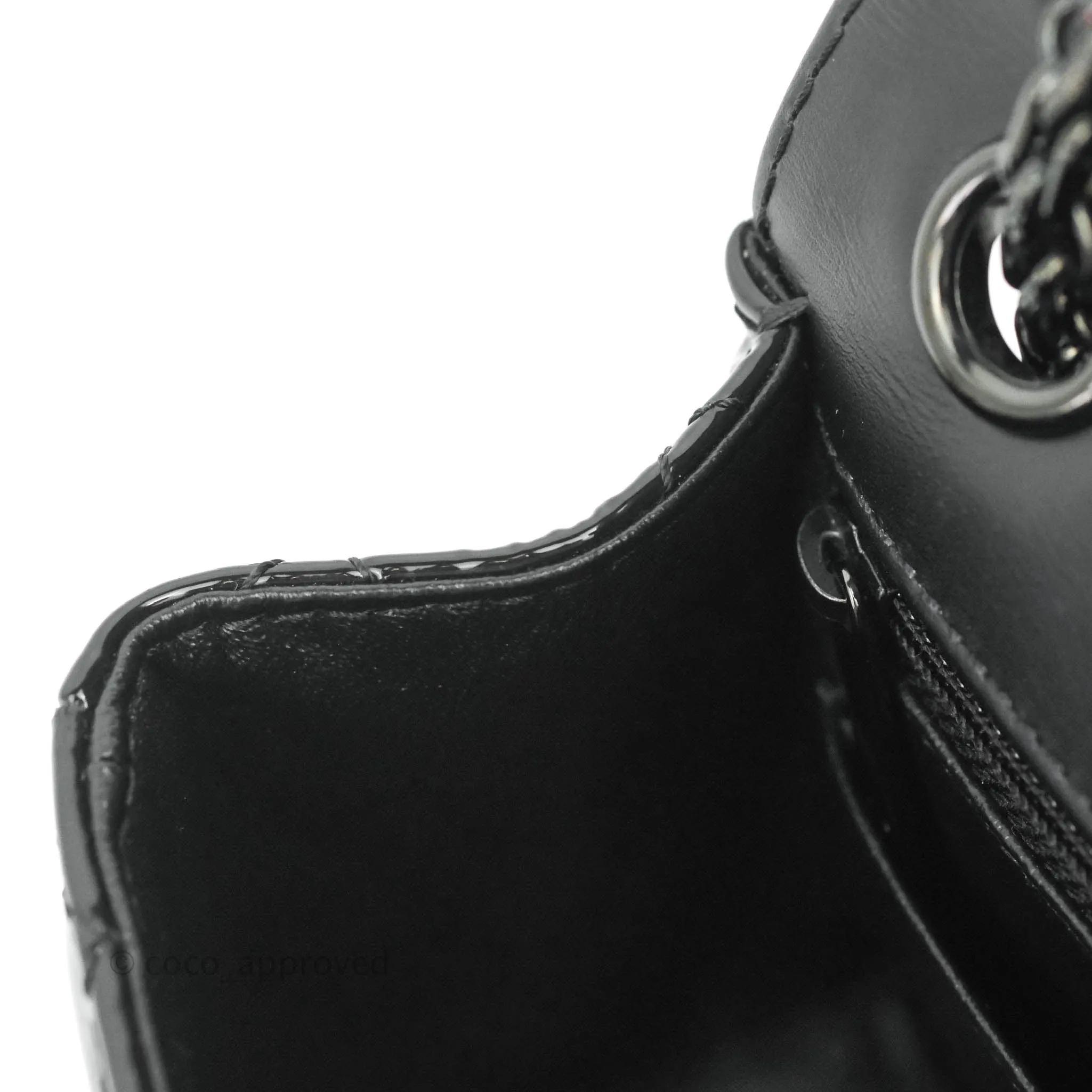Chanel Quilted Mini Reissue 224 So Black Patent