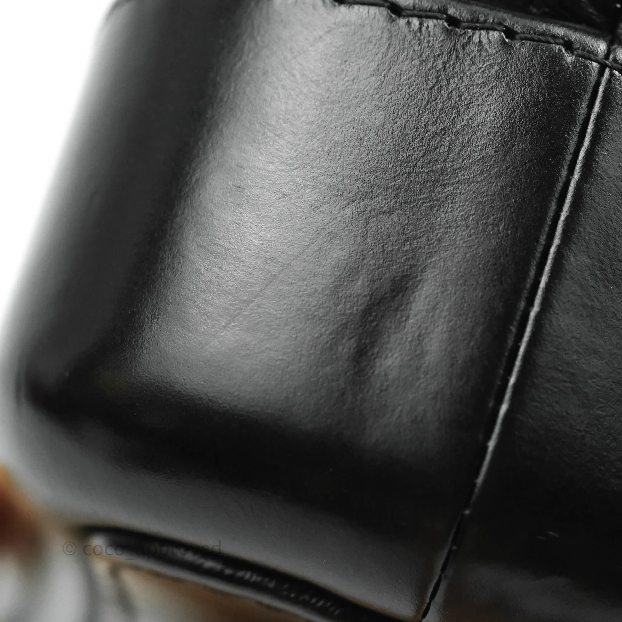 Chanel Quilted Small Gabrielle Hobo Black Calfskin Mixed Hardware