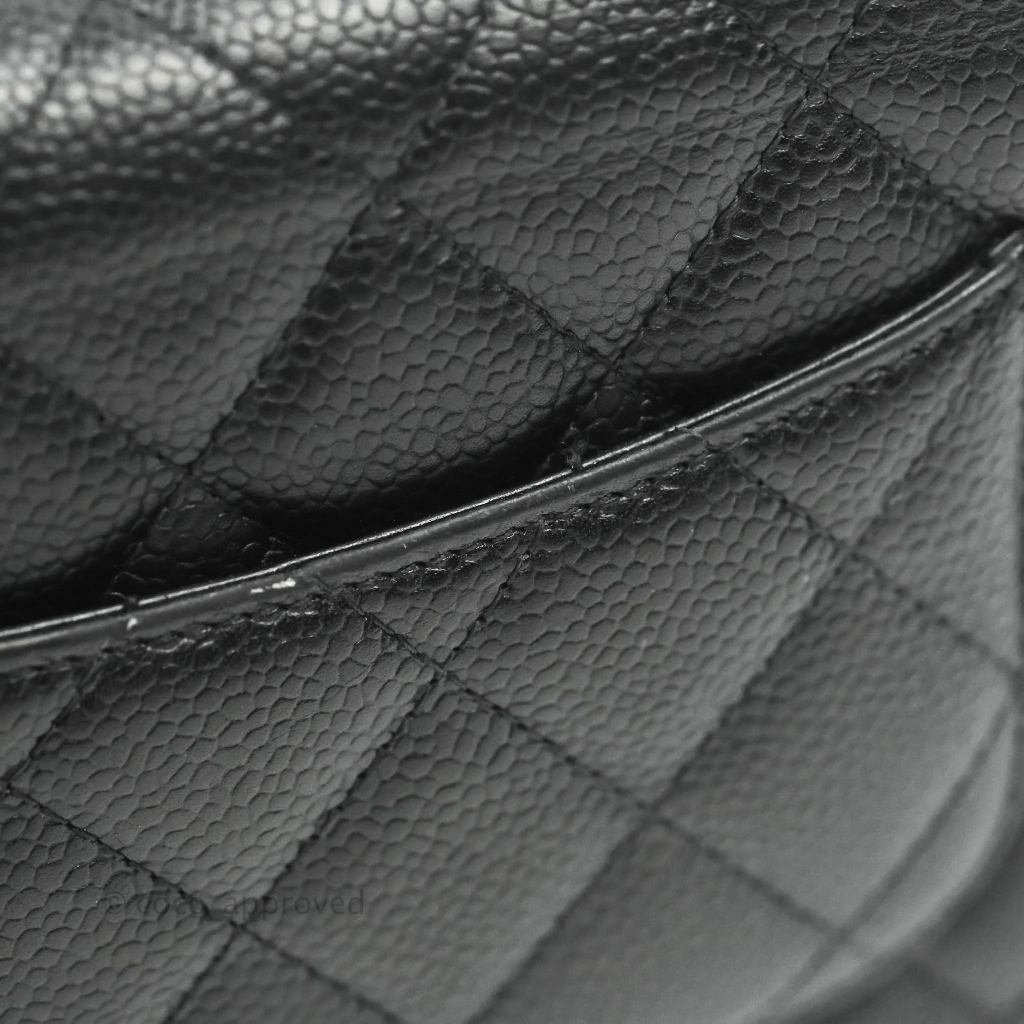 Chanel Quilted Wallet on Chain WOC Black Caviar Gold Hardware
