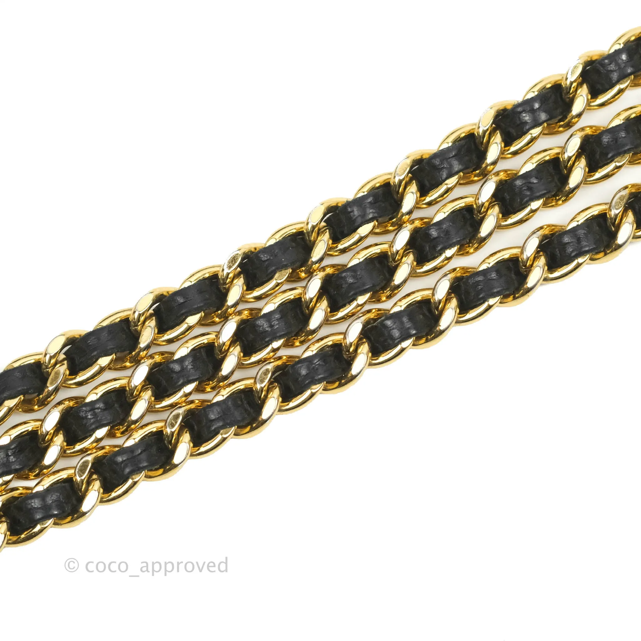 Chanel Quilted Wallet on Chain WOC Black Caviar Gold Hardware