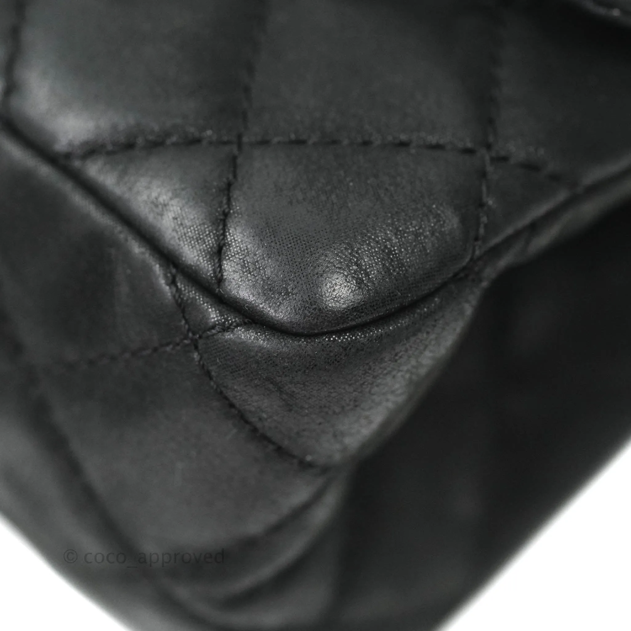 Chanel Reissue Quilted Aged Calfskin Black Ruthenium Hardware 226