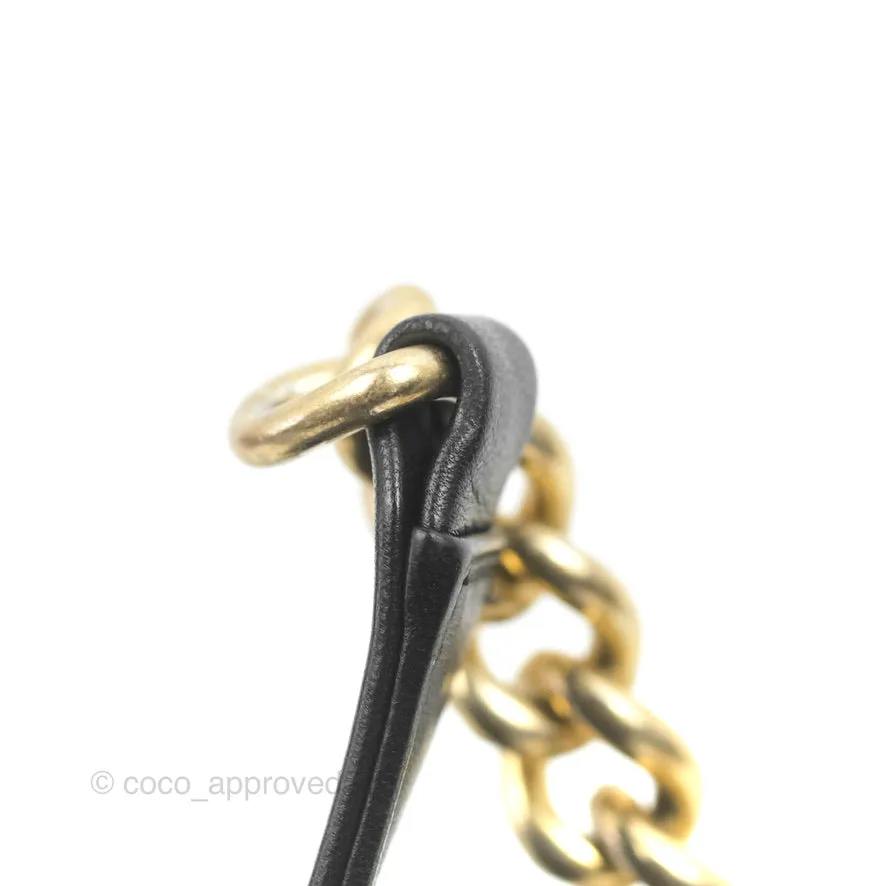 Chanel Small Boy Black Lambskin Aged Gold Hardware