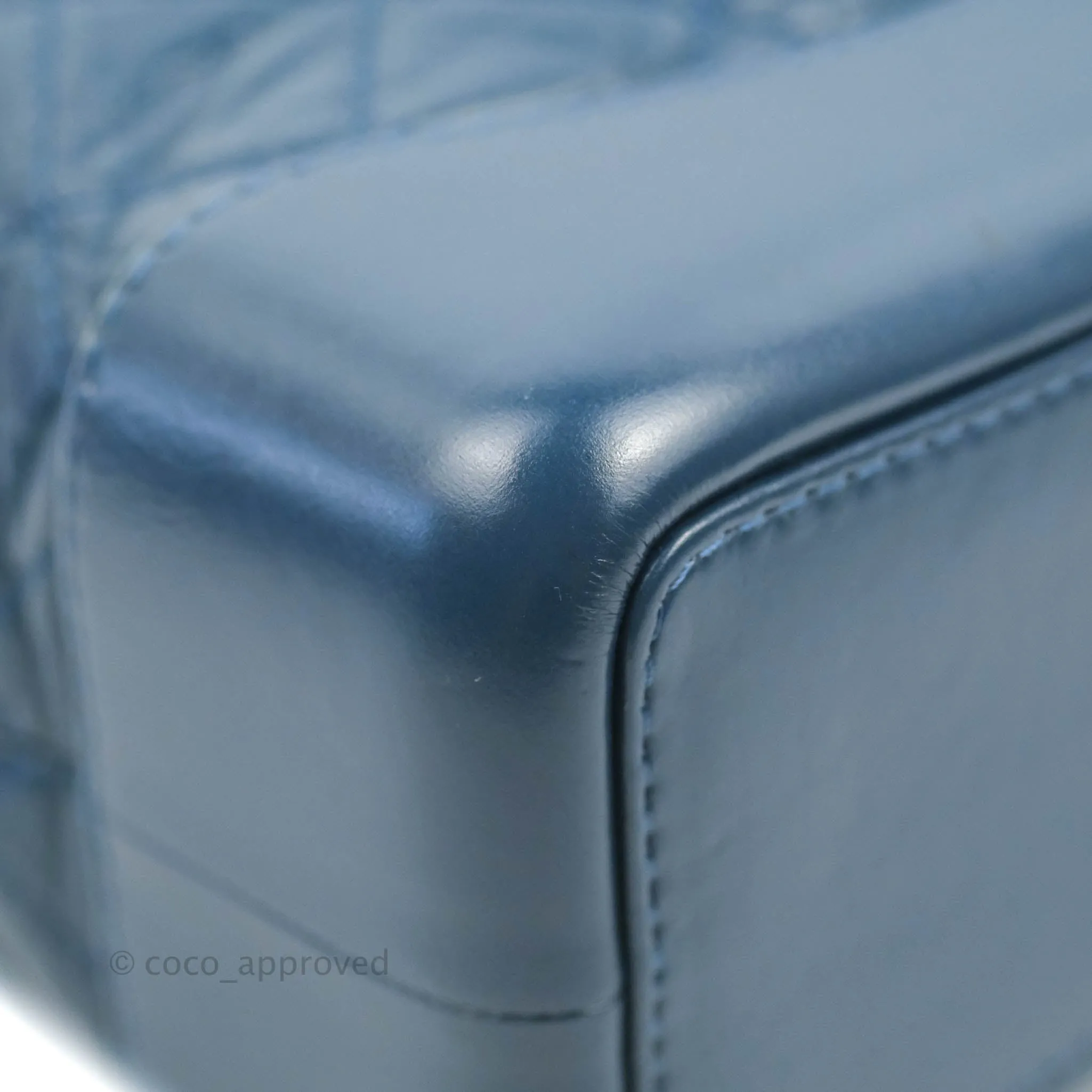 Chanel Small Gabrielle Backpack Navy Aged Calfskin