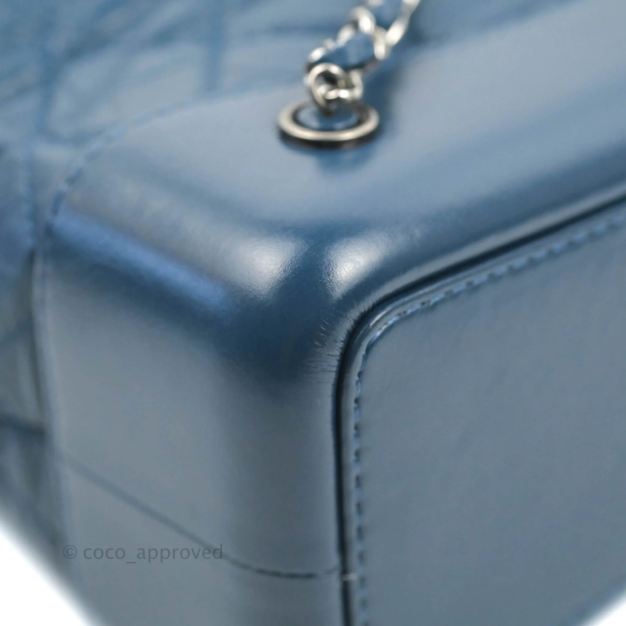 Chanel Small Gabrielle Backpack Navy Aged Calfskin