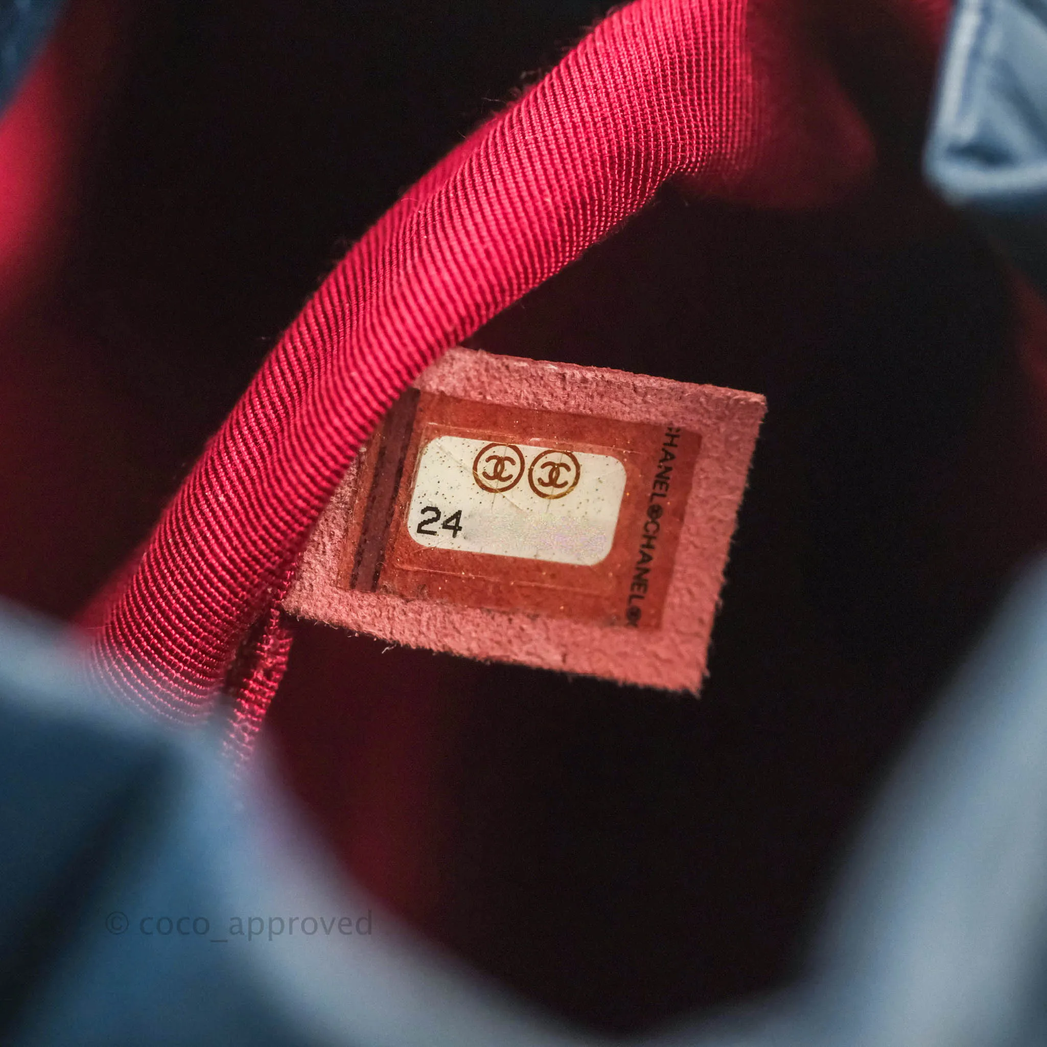 Chanel Small Gabrielle Backpack Navy Aged Calfskin