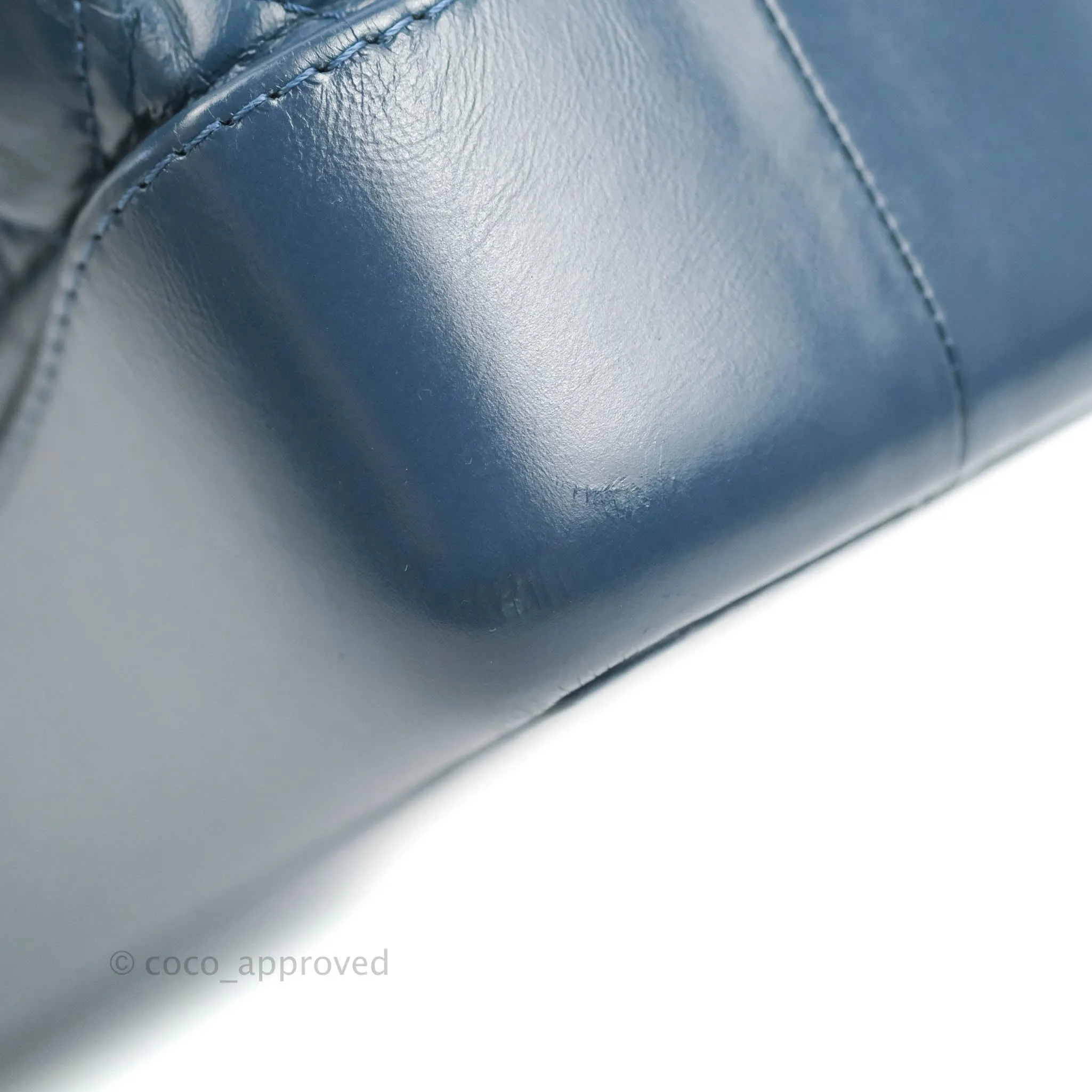 Chanel Small Gabrielle Backpack Navy Aged Calfskin