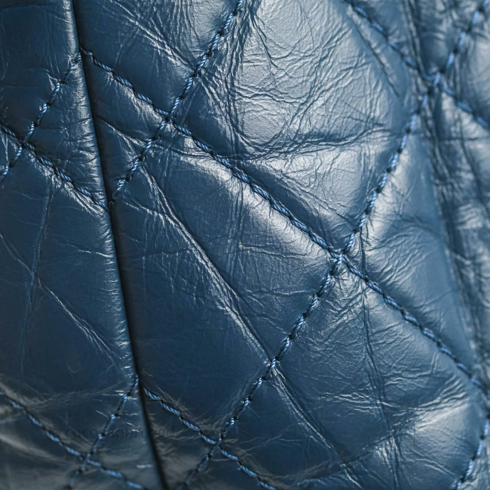 Chanel Small Gabrielle Backpack Navy Aged Calfskin