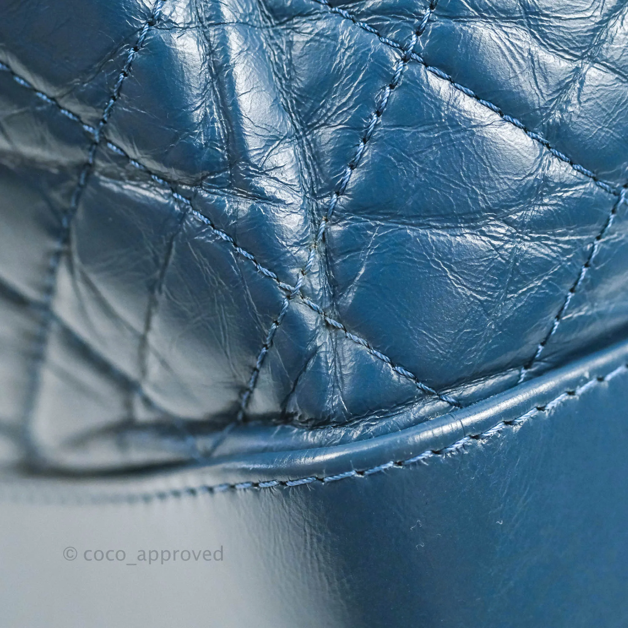 Chanel Small Gabrielle Backpack Navy Aged Calfskin