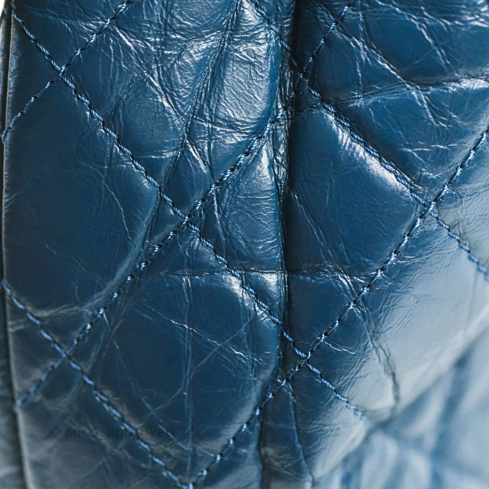Chanel Small Gabrielle Backpack Navy Aged Calfskin
