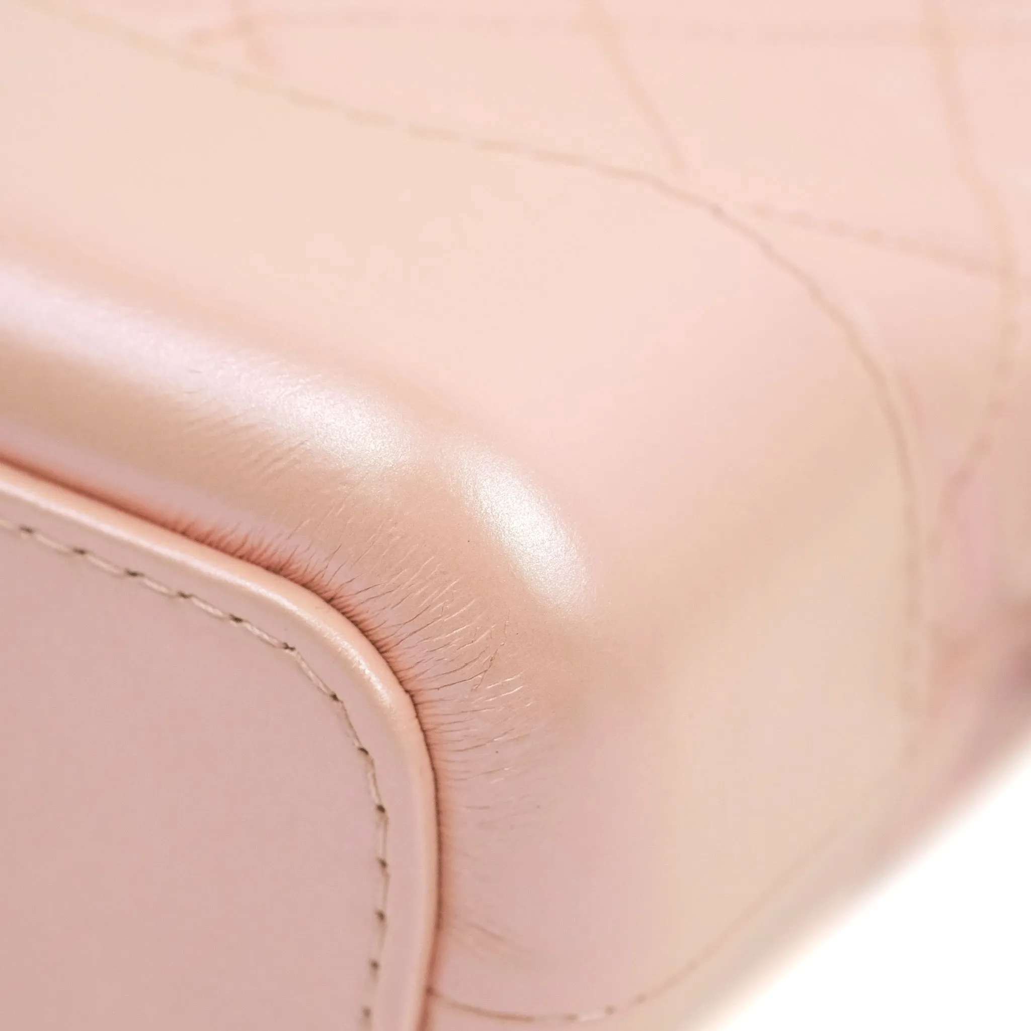 Chanel Small Gabrielle Hobo Iridescent Pink Aged Calfskin Mixed Hardware