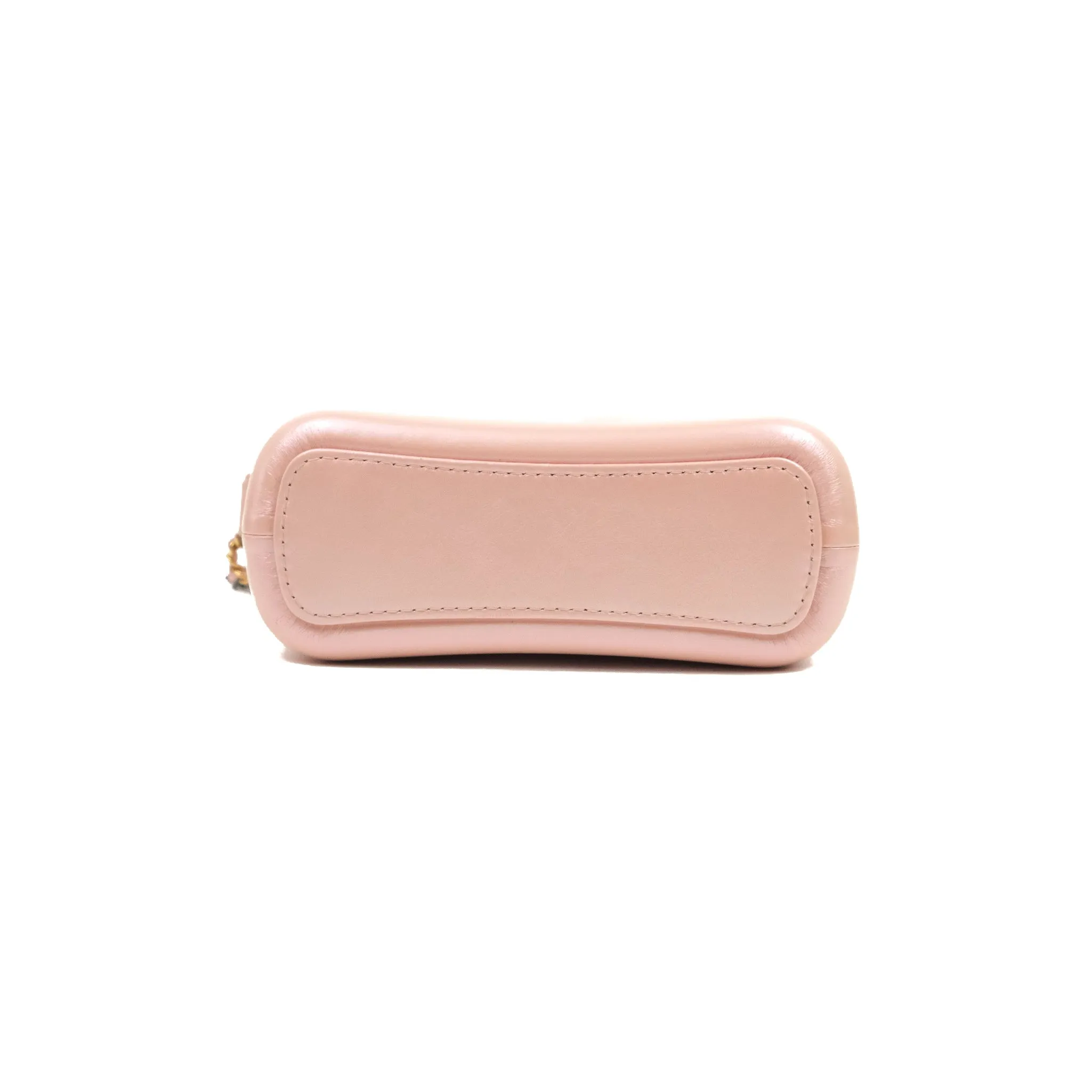 Chanel Small Gabrielle Hobo Iridescent Pink Aged Calfskin Mixed Hardware