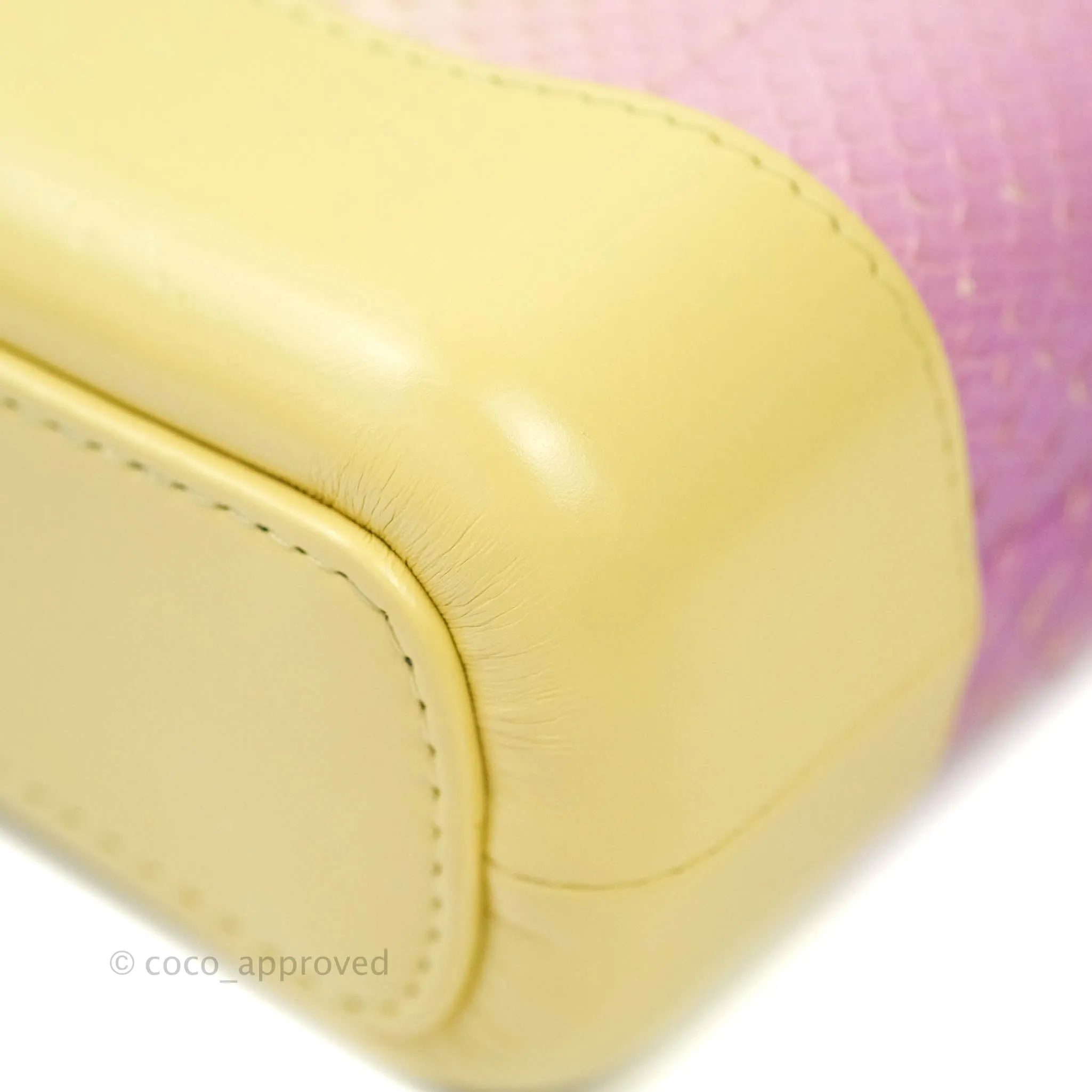 Chanel Small Gabrielle Hobo Yellow Python Mixed Hardware
