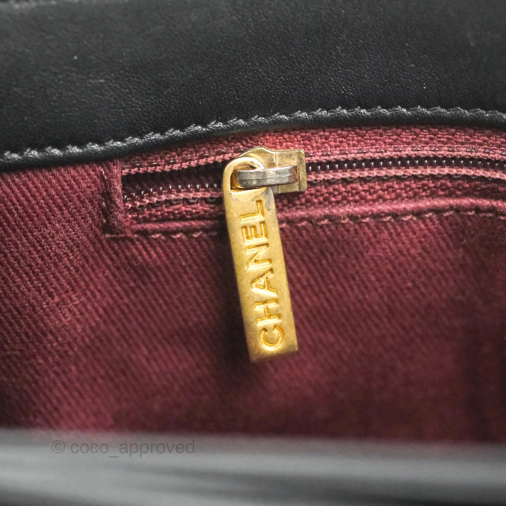 Chanel Soft Elegance Flap Bag Calfskin Black Aged Gold Hardware