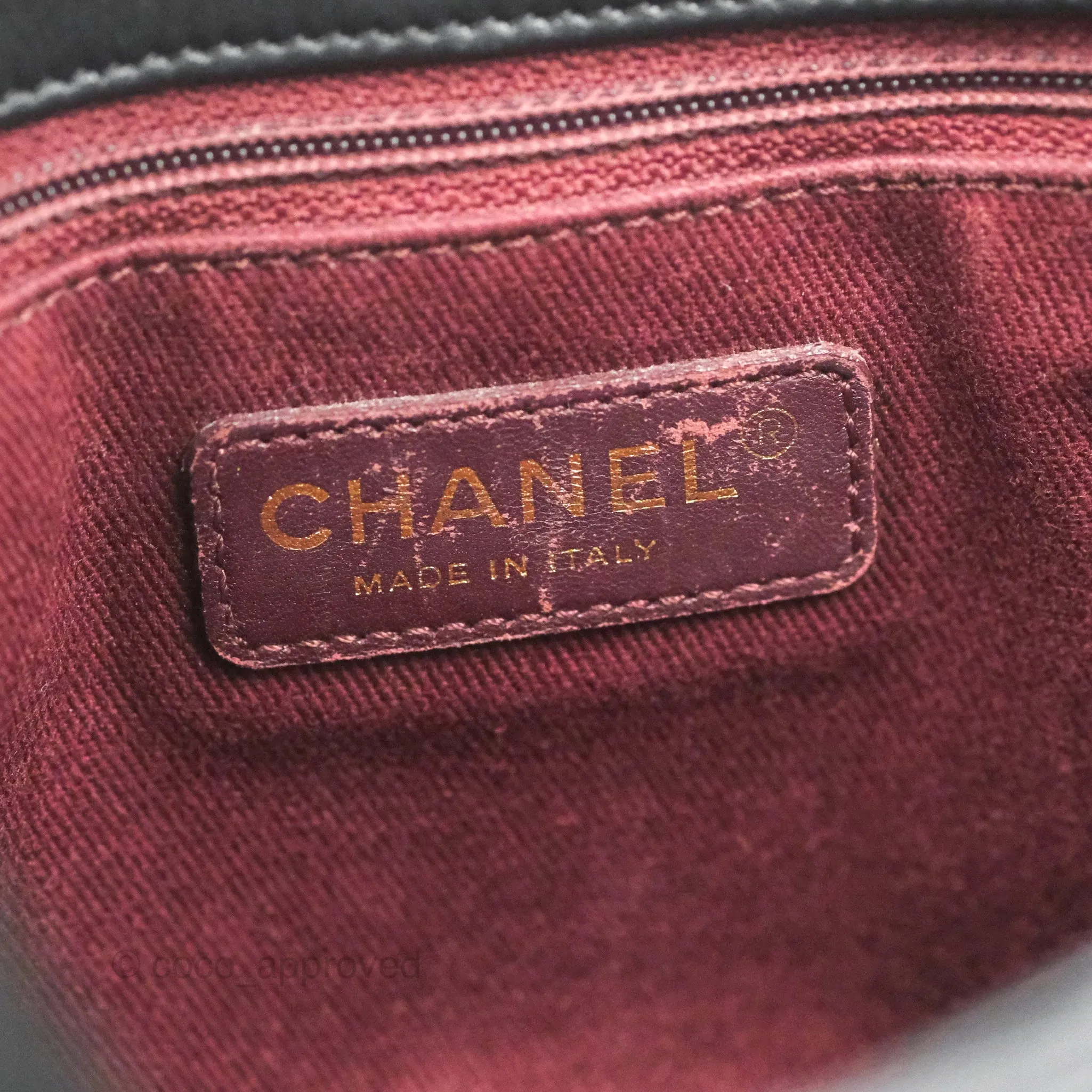 Chanel Soft Elegance Flap Bag Calfskin Black Aged Gold Hardware