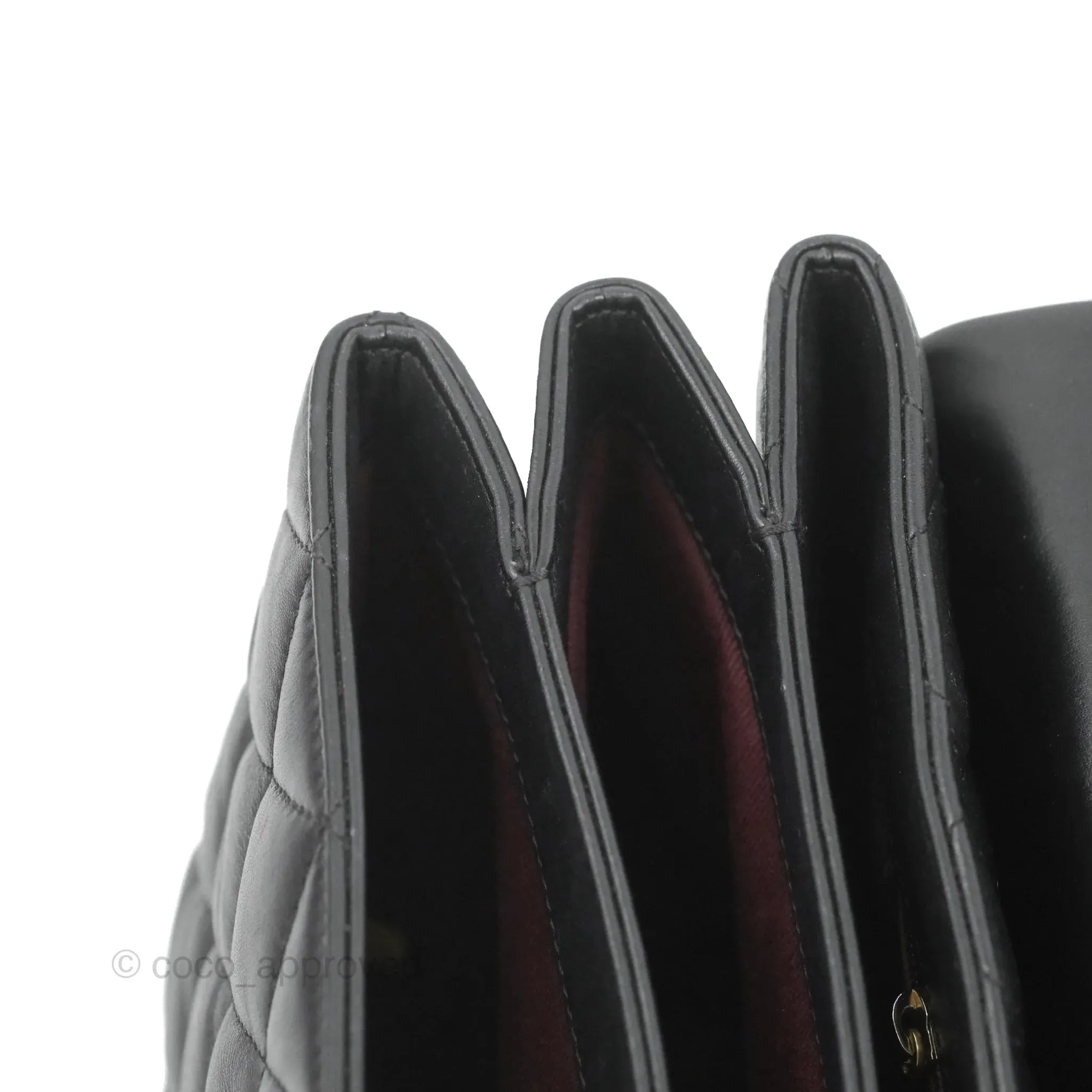 Chanel Soft Elegance Flap Bag Calfskin Black Aged Gold Hardware