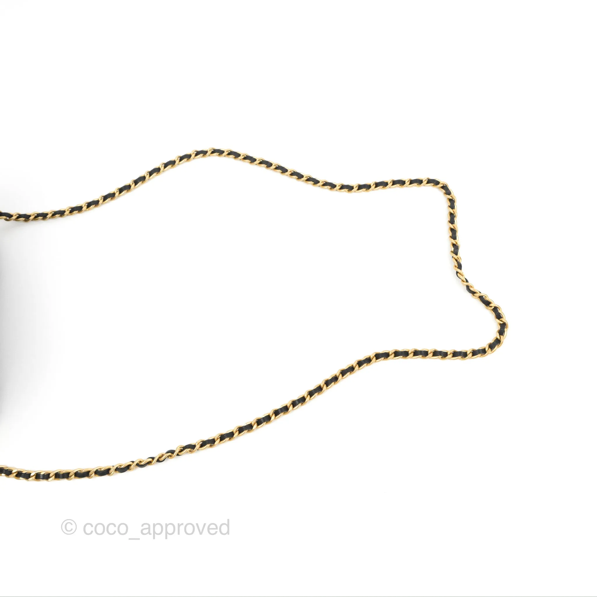 Chanel Vanity Rectangular Top Handle Black Lambskin Gold Hardware