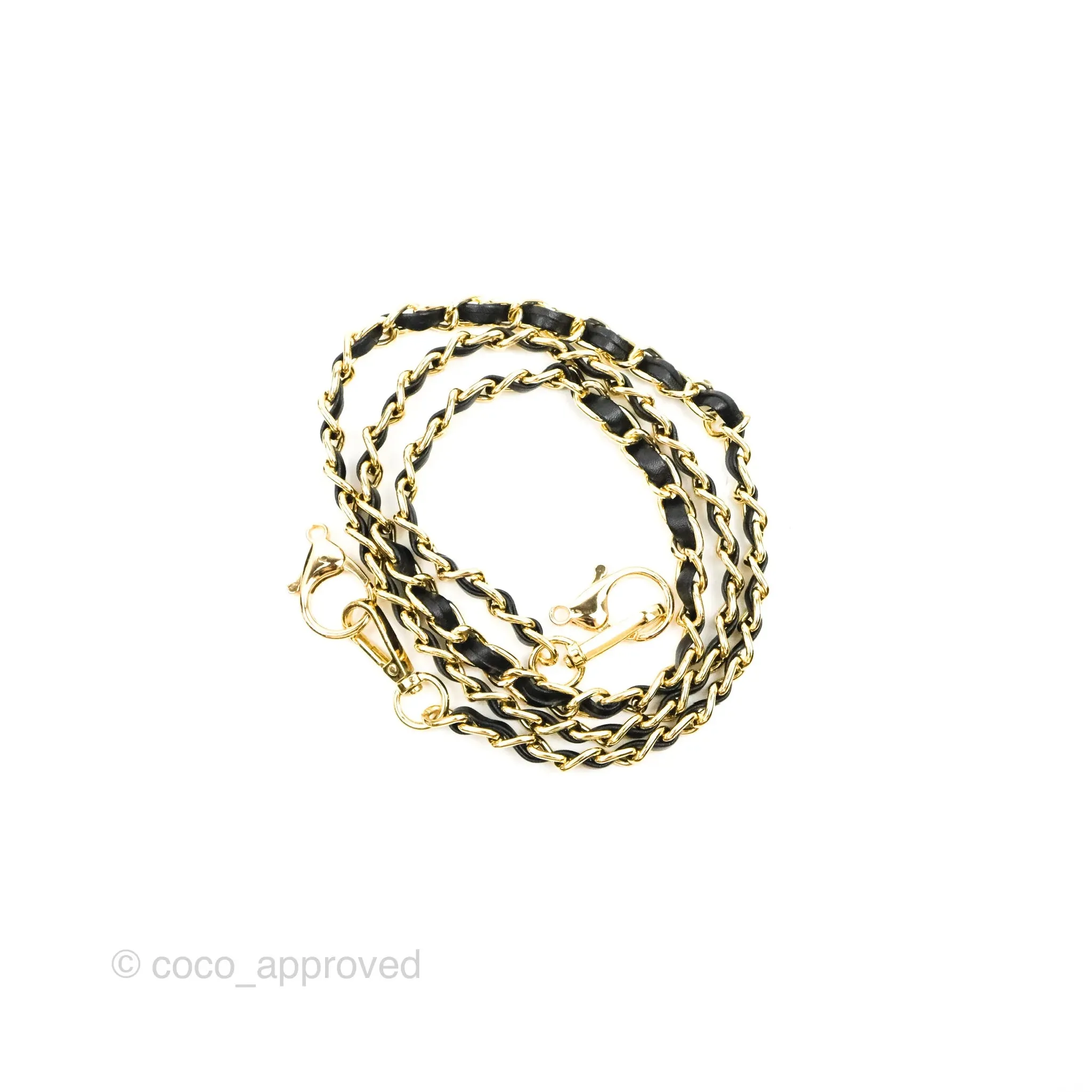 Chanel Vintage Vanity Case Black Caviar Gold Hardware