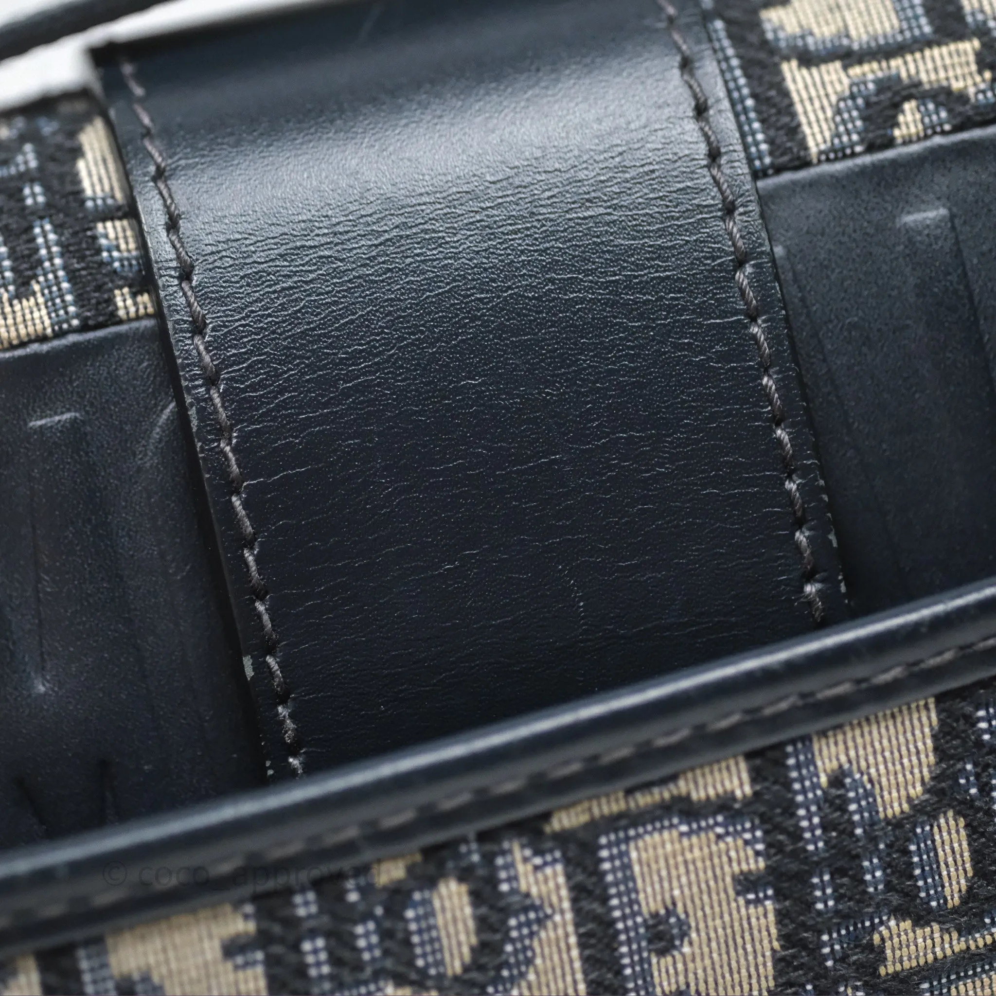Christian Dior 30 Montaigne Bag Blue Dior Oblique Jacquard Gold Hardware