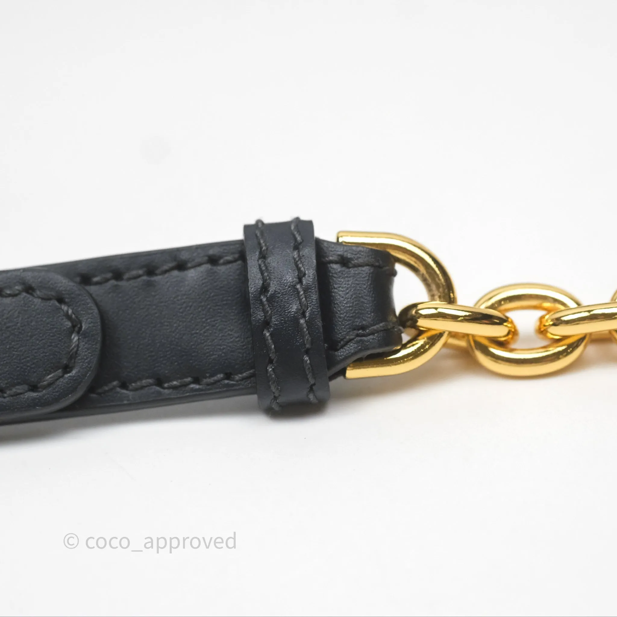 Christian Dior 30 Montaigne Chain Bag Blue Dior Oblique Jacquard