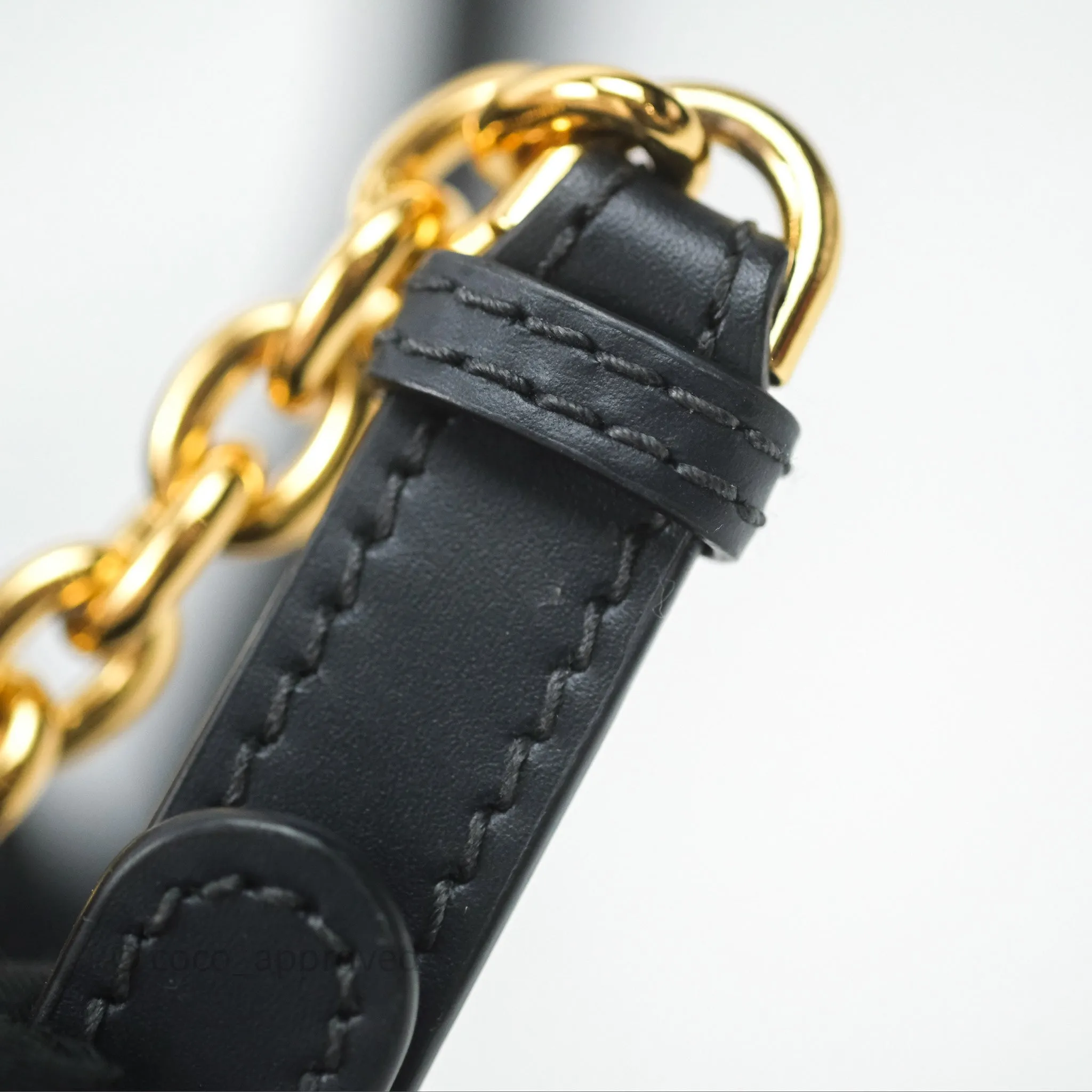 Christian Dior 30 Montaigne with Chain Blue Dior Oblique Jacquard
