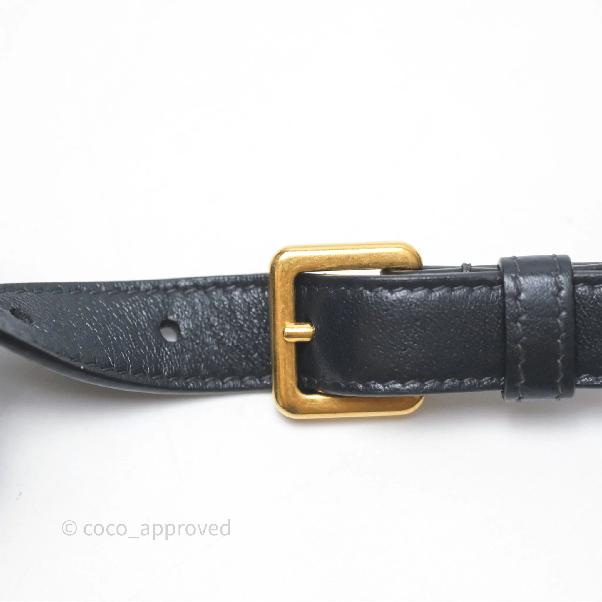Christian Dior Blue Dior Oblique Jacquard Saddle Belt Pouch