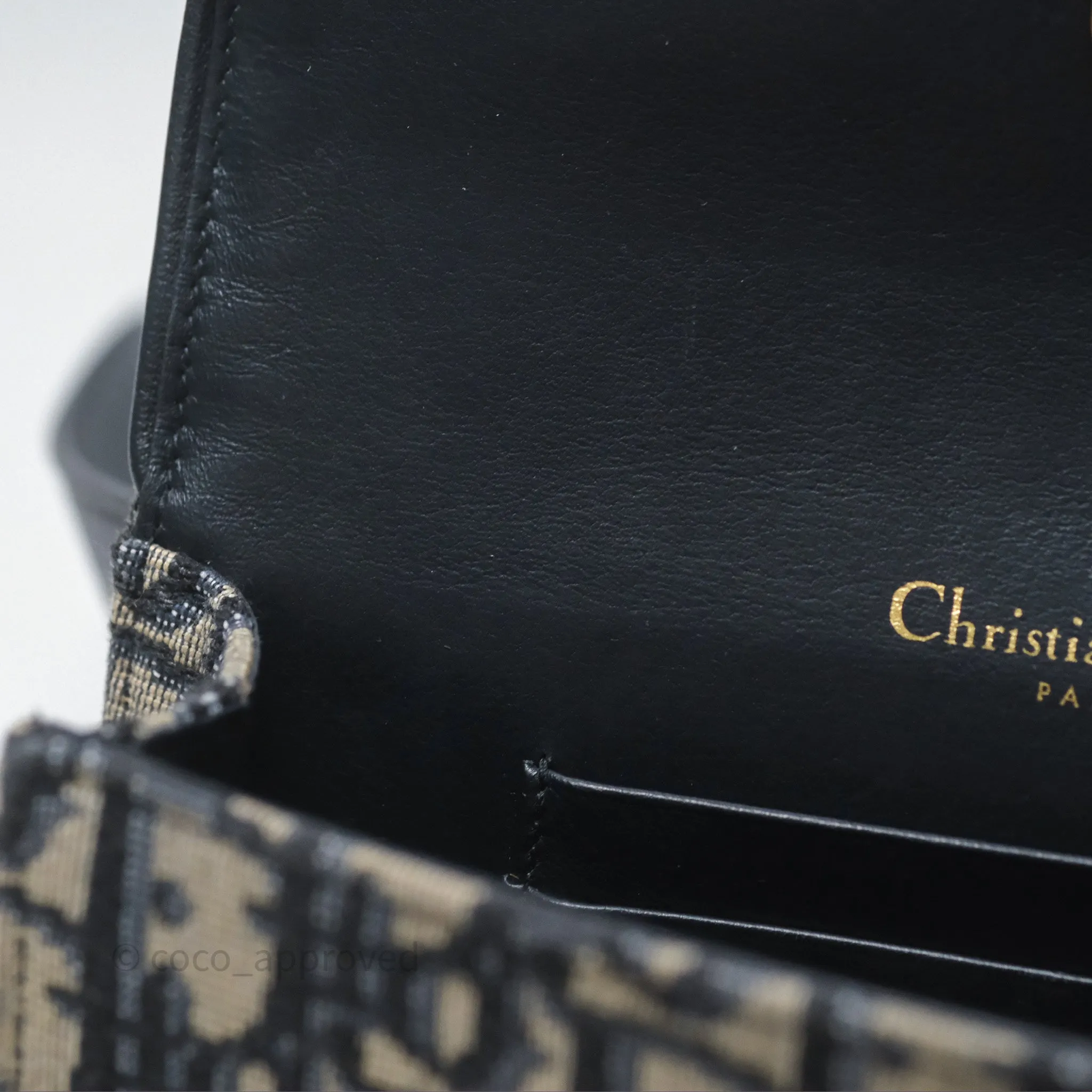 Christian Dior Blue Dior Oblique Jacquard Saddle Belt Pouch