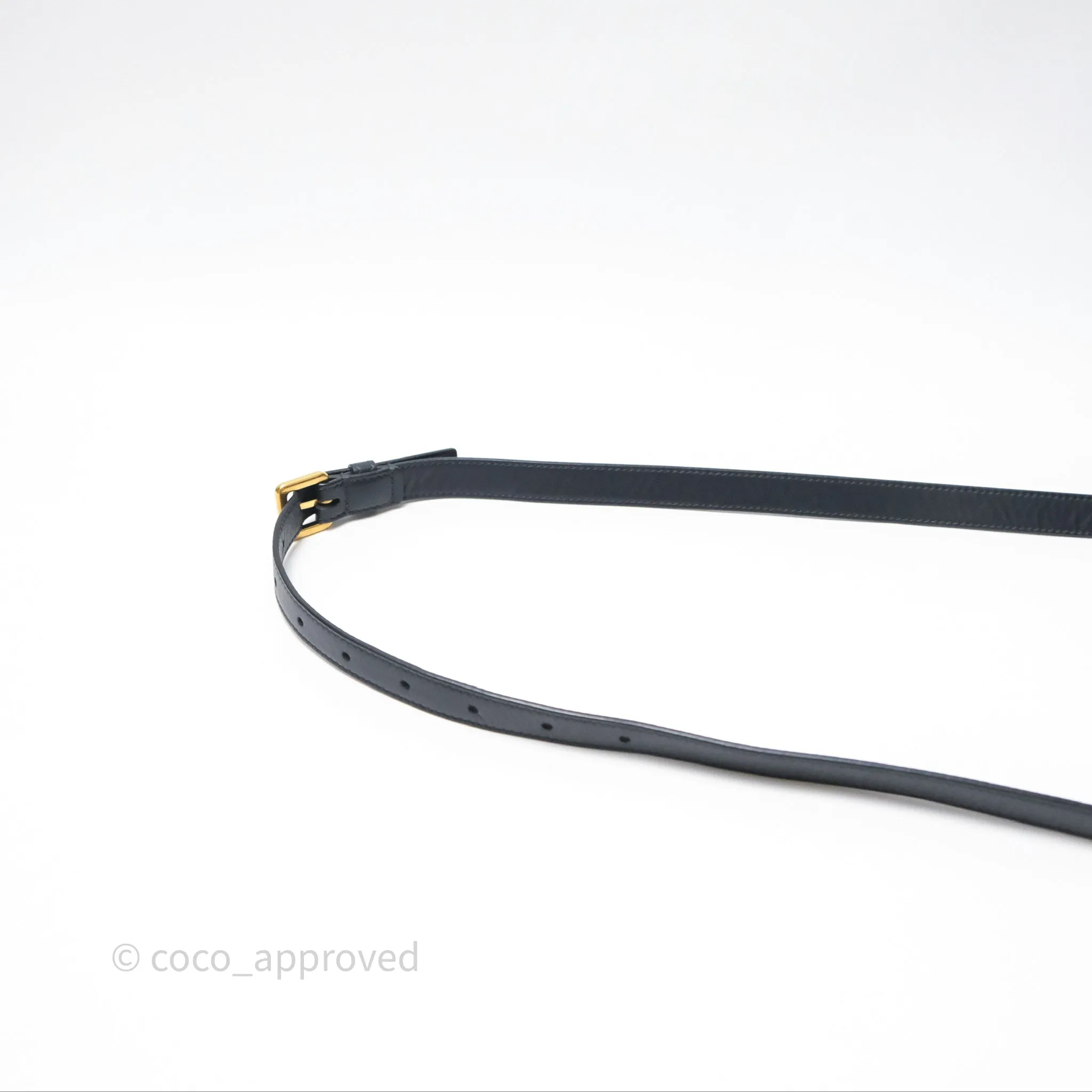 Christian Dior Blue Dior Oblique Jacquard Saddle Belt Pouch