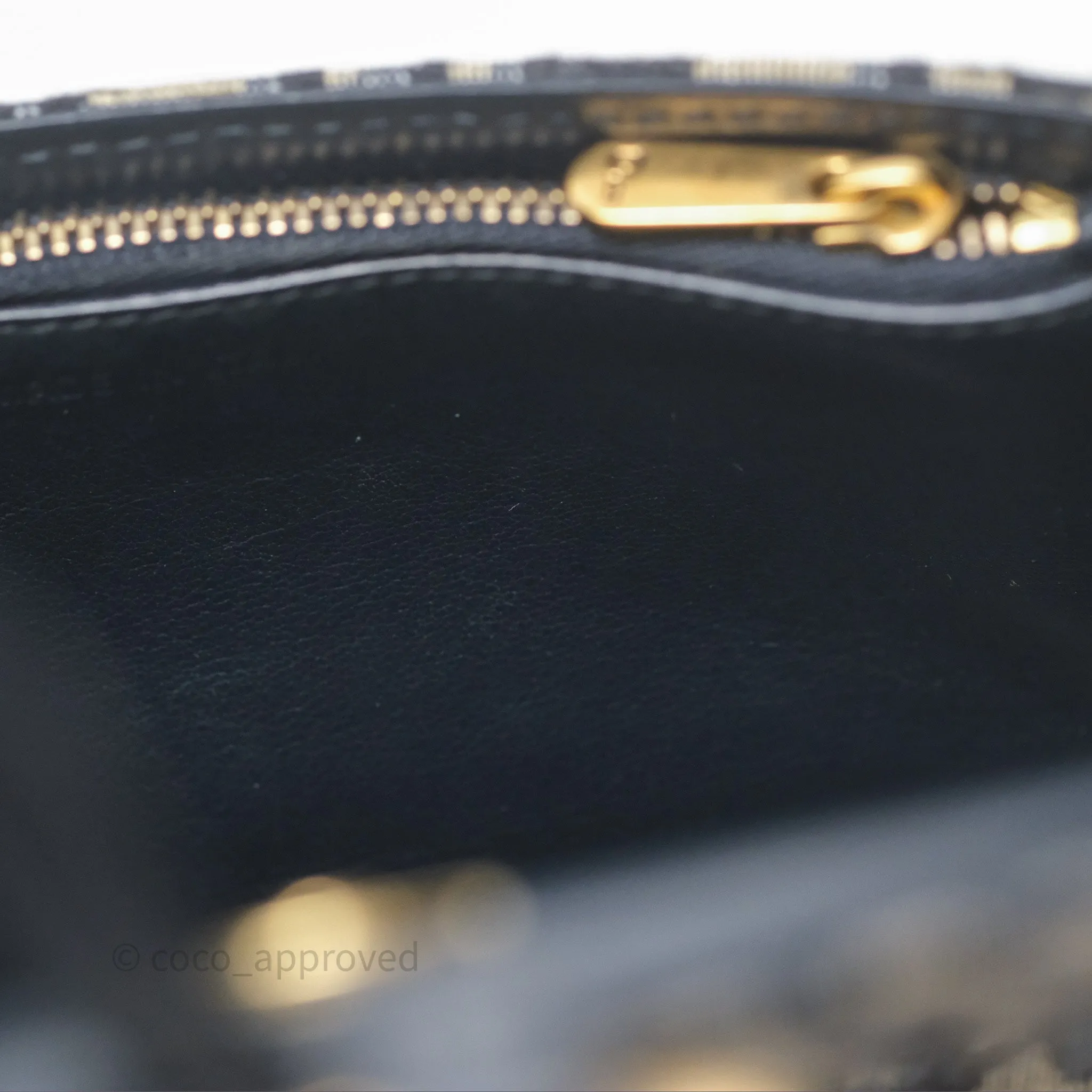 Christian Dior Blue Dior Oblique Jacquard Saddle Belt Pouch