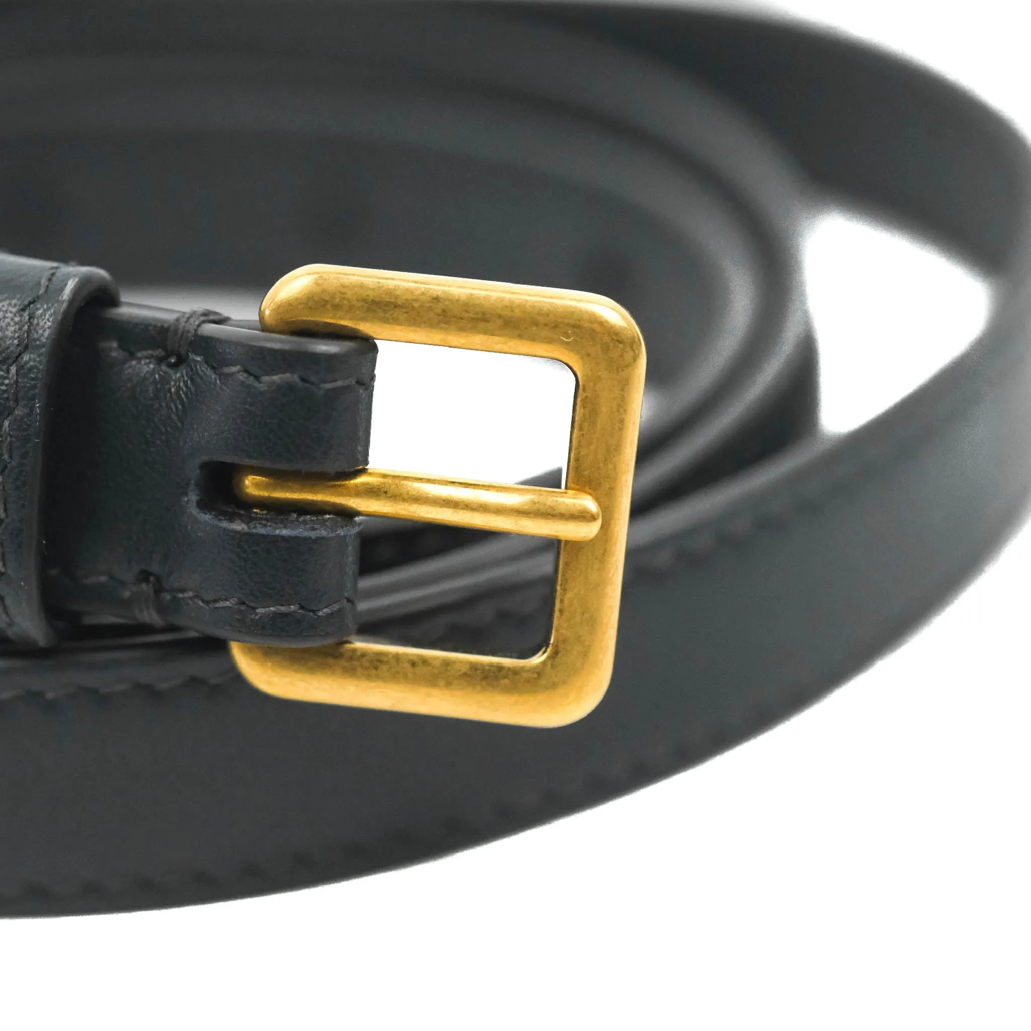 Christian Dior Blue Dior Oblique Jacquard Saddle Belt Pouch