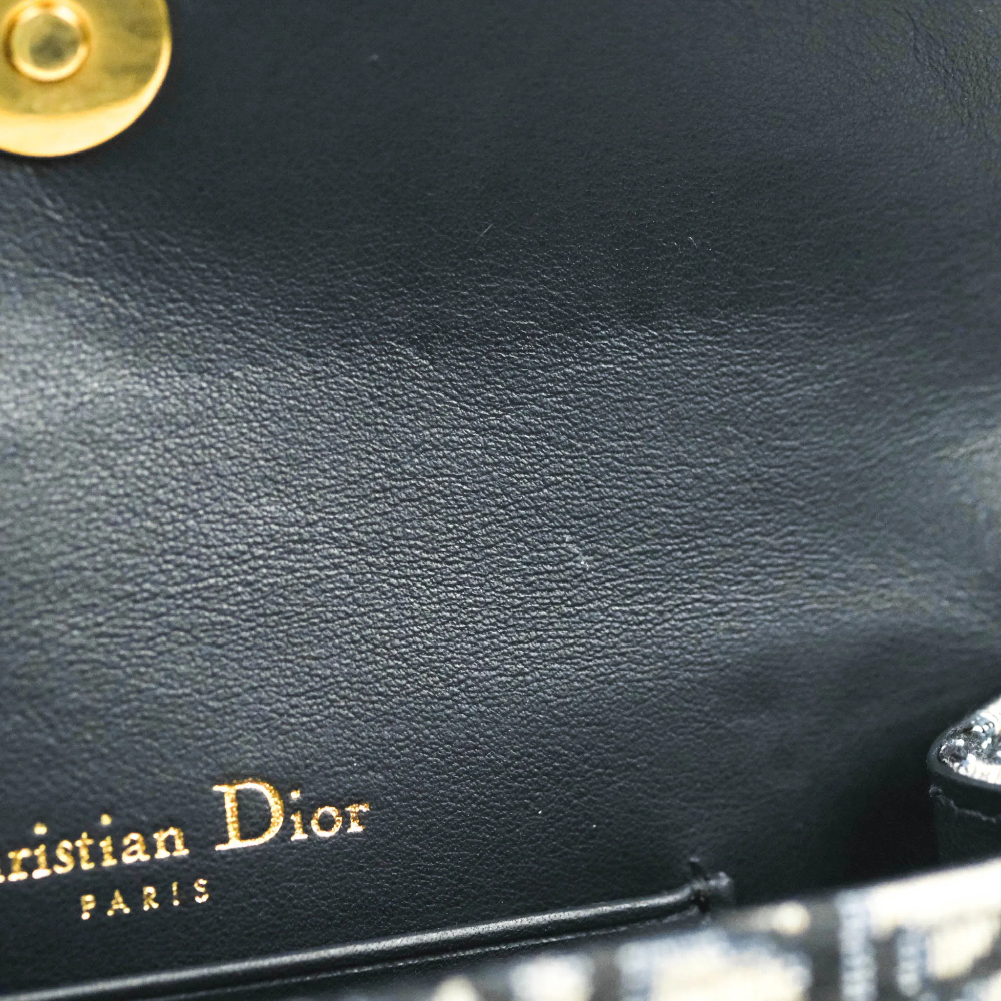 Christian Dior Blue Dior Oblique Jacquard Saddle Belt Pouch
