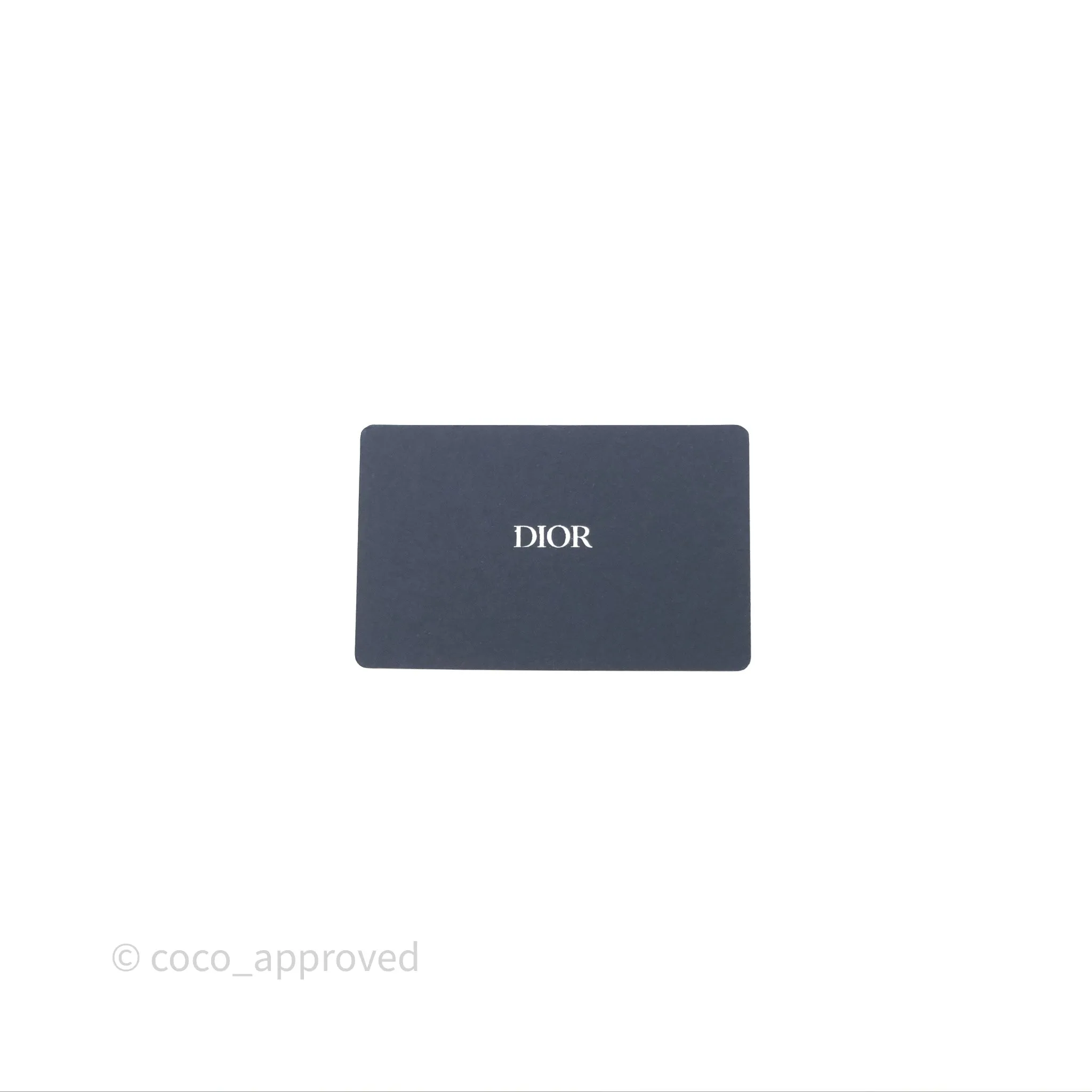 Christian Dior Business Card Holder Black Dior Oblique Jacquard