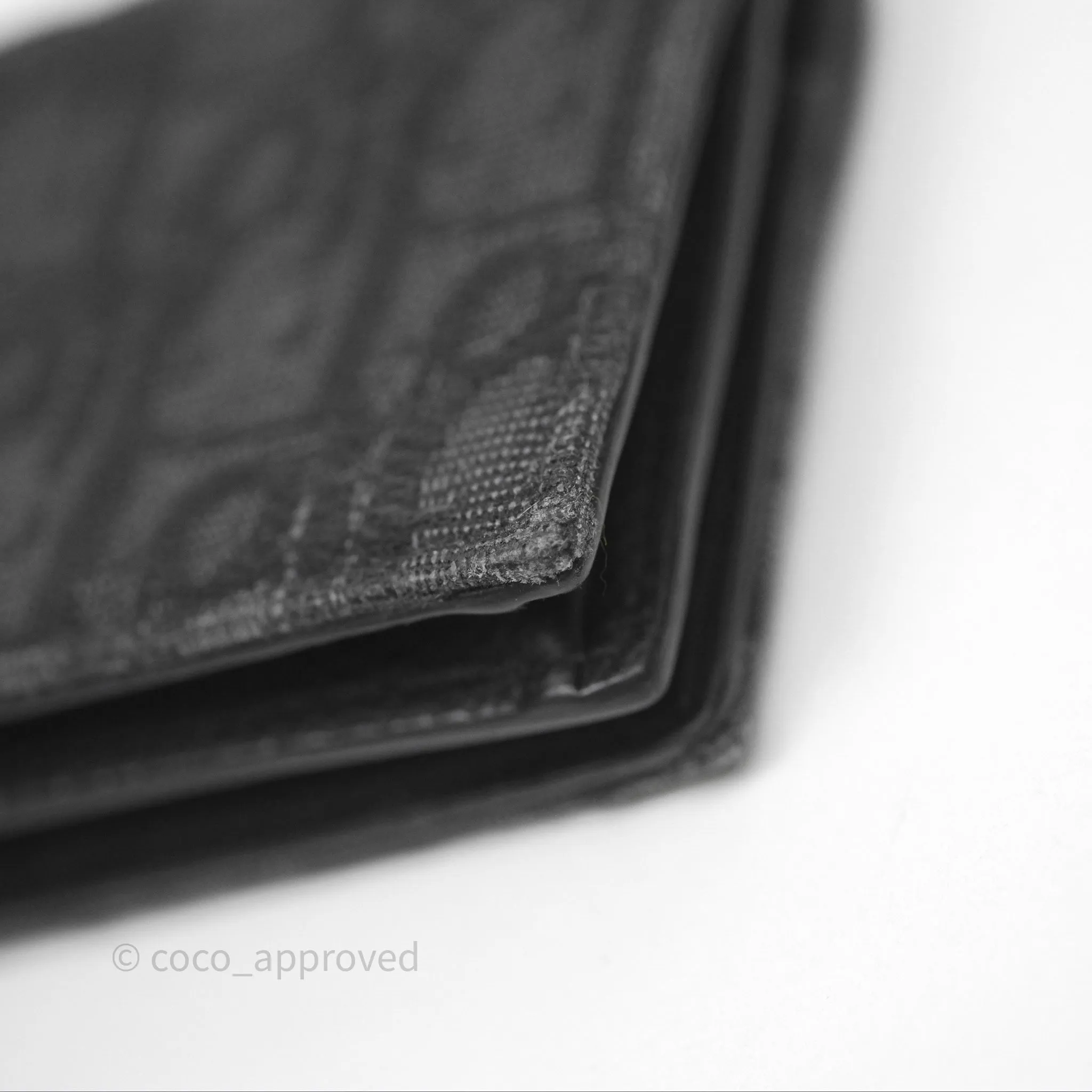 Christian Dior Business Card Holder Black Dior Oblique Jacquard