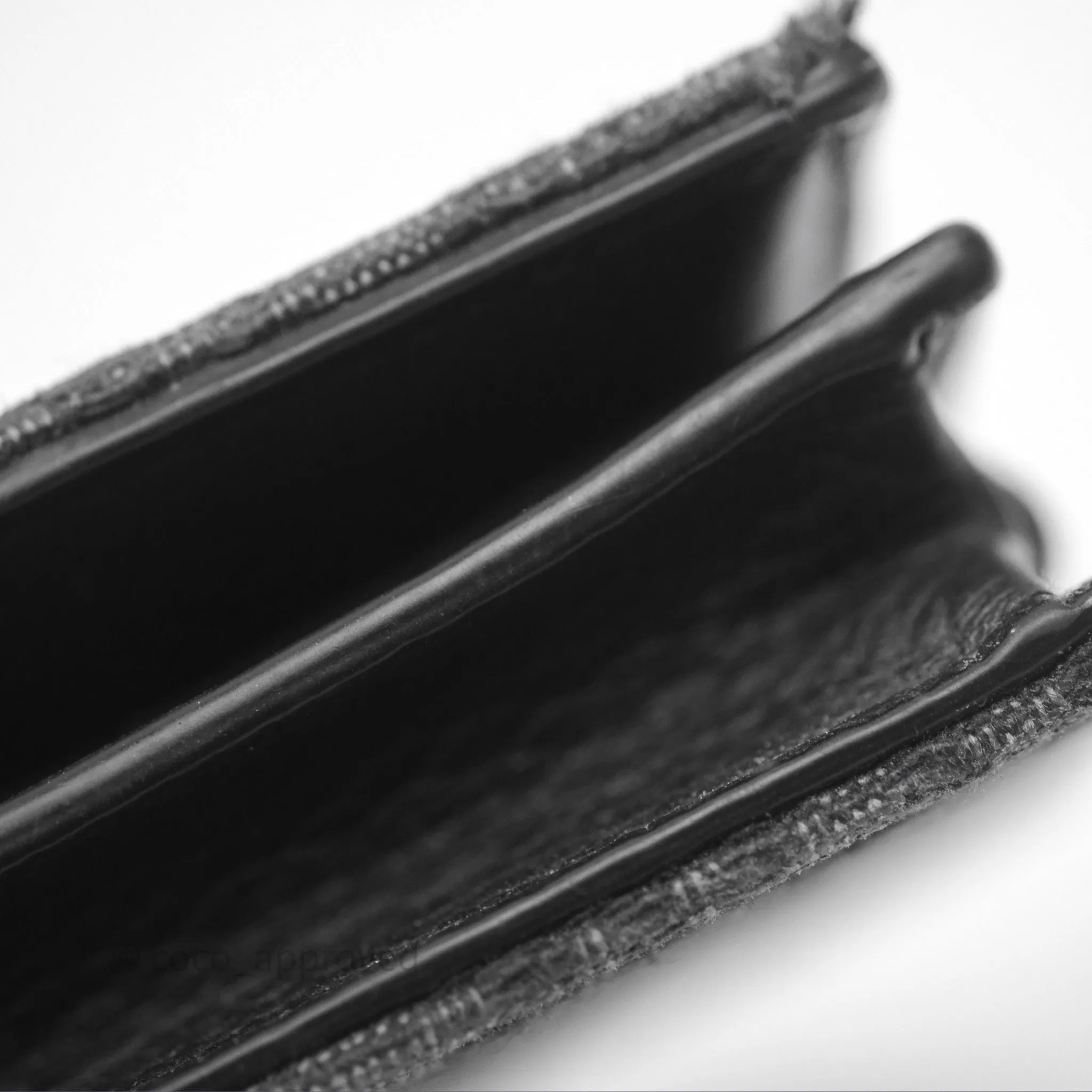 Christian Dior Business Card Holder Black Dior Oblique Jacquard