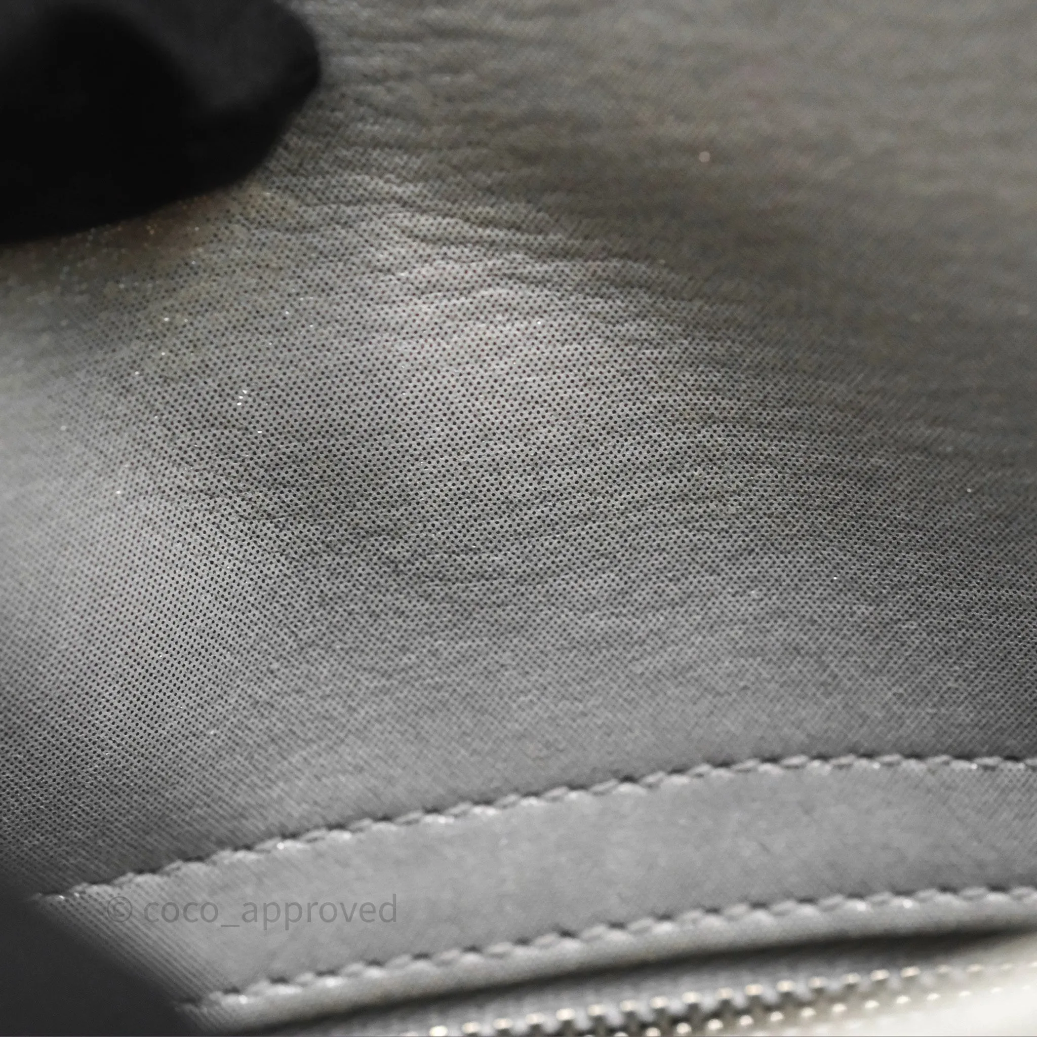 Christian Dior Calfskin Cannage Mini Lady Dior Grey