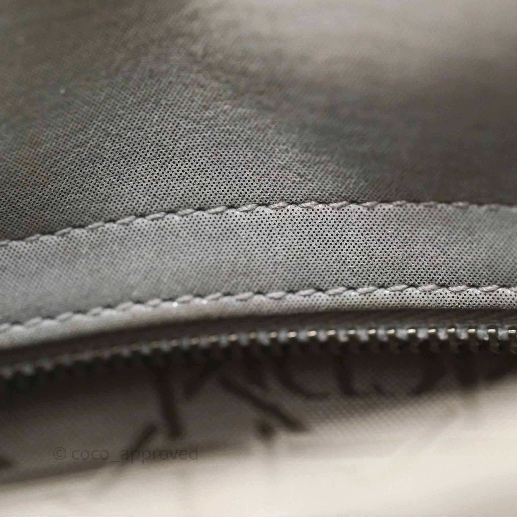 Christian Dior Calfskin Cannage Mini Lady Dior Grey