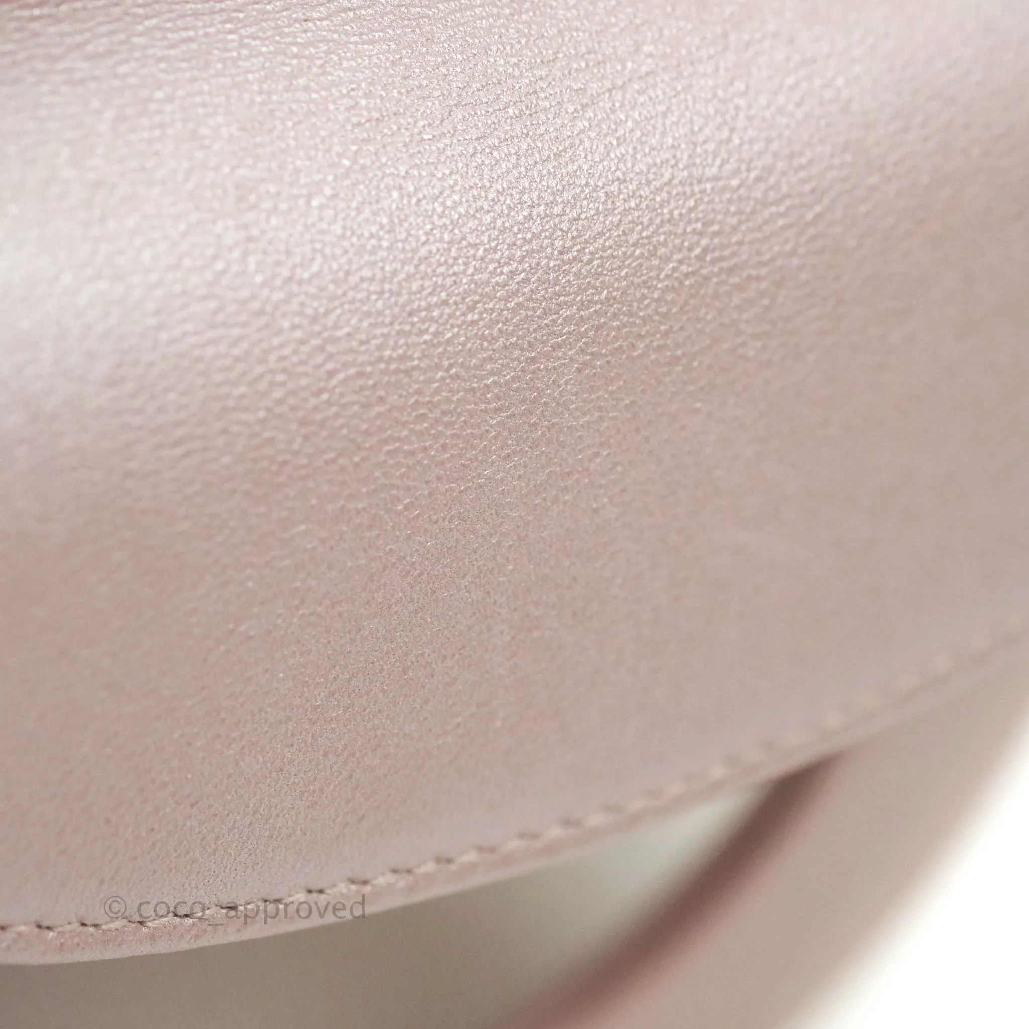 Christian Dior Calfskin Cannage Mini Lady Dior Light Pink
