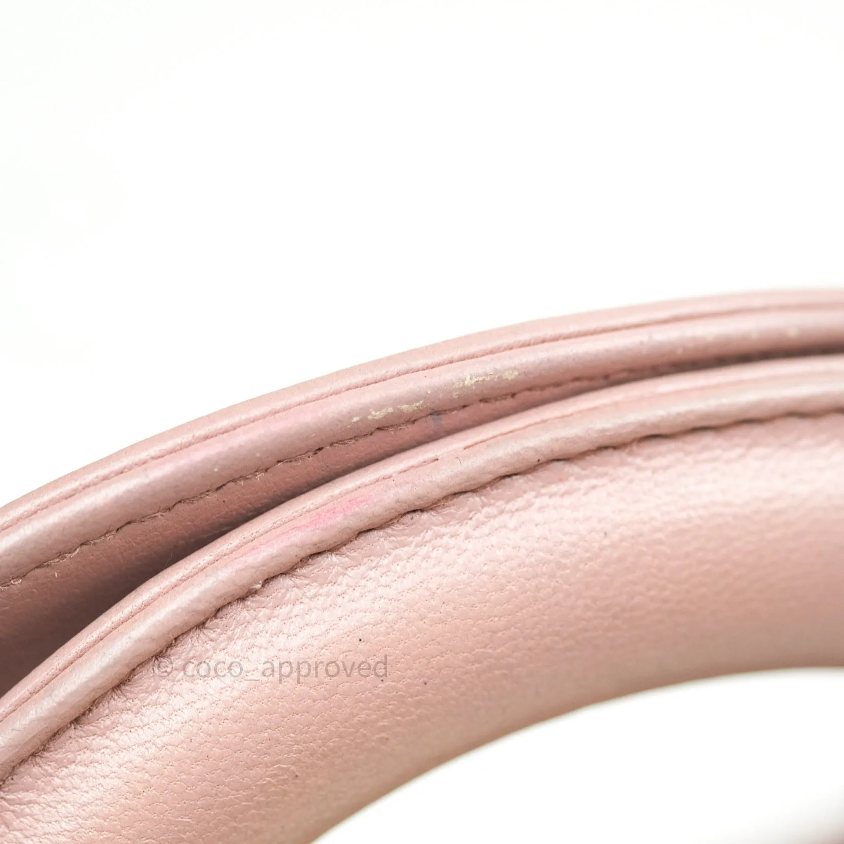 Christian Dior Calfskin Cannage Mini Lady Dior Pink