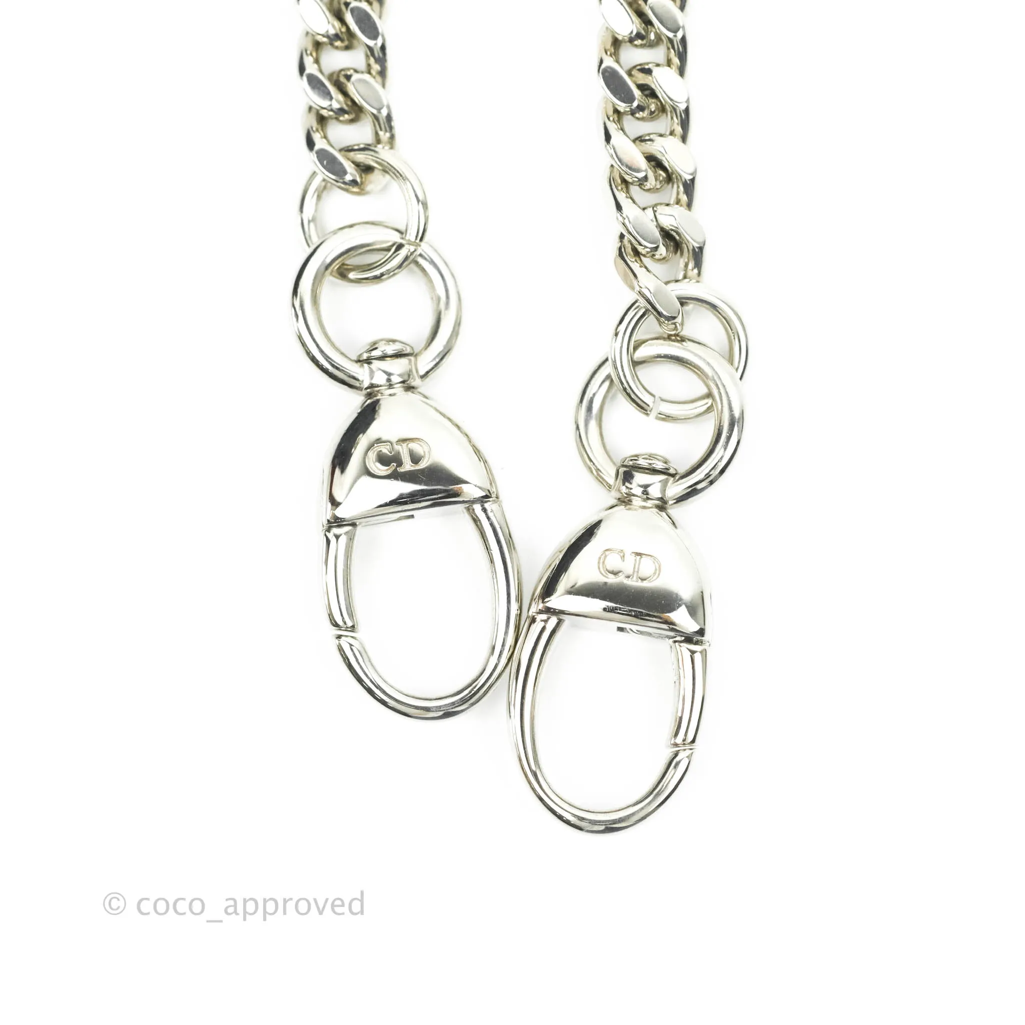 Christian Dior Cannage Mini Lady Dior Black Silver Hardware