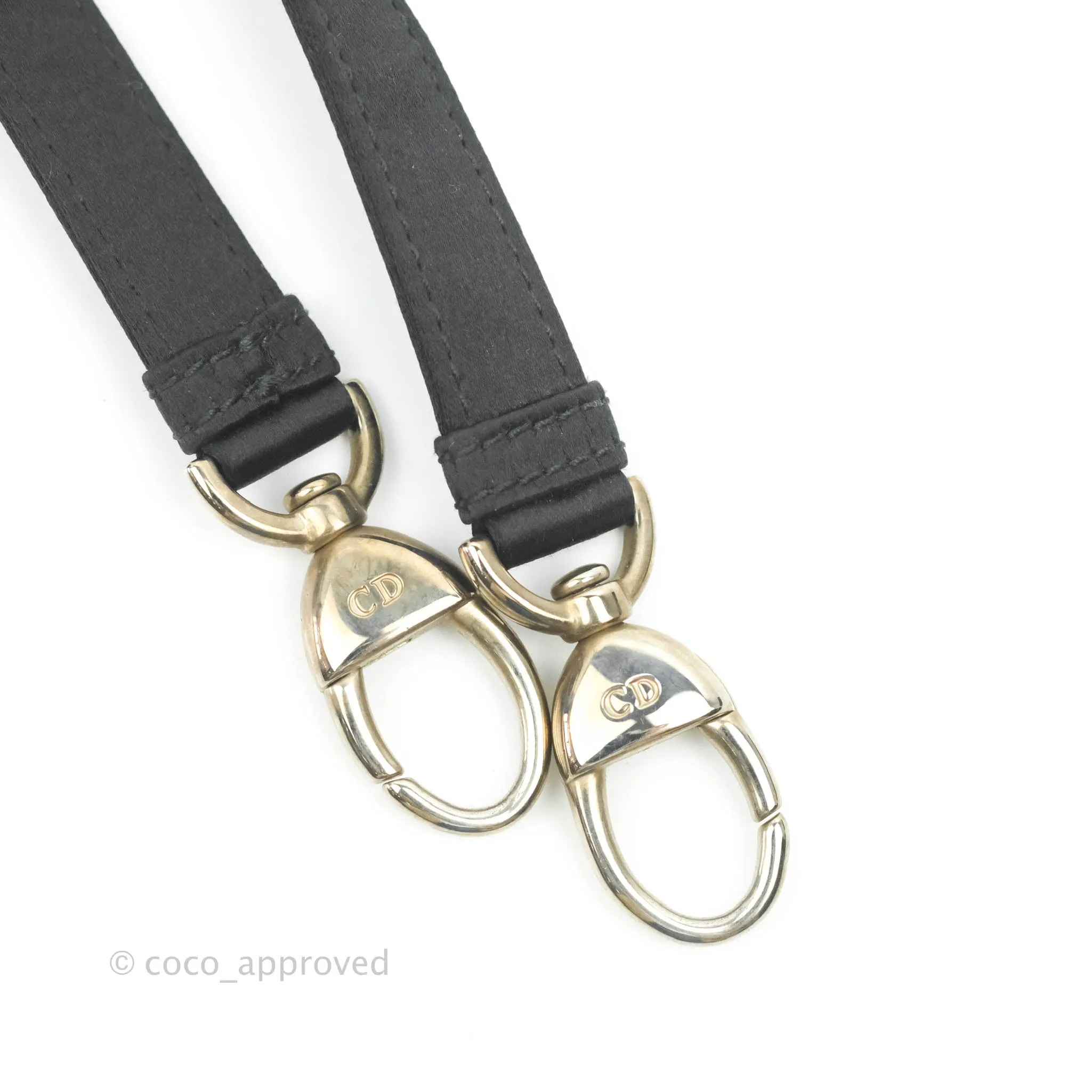 Christian Dior Cannage Mini Lady Dior Satin Crystal